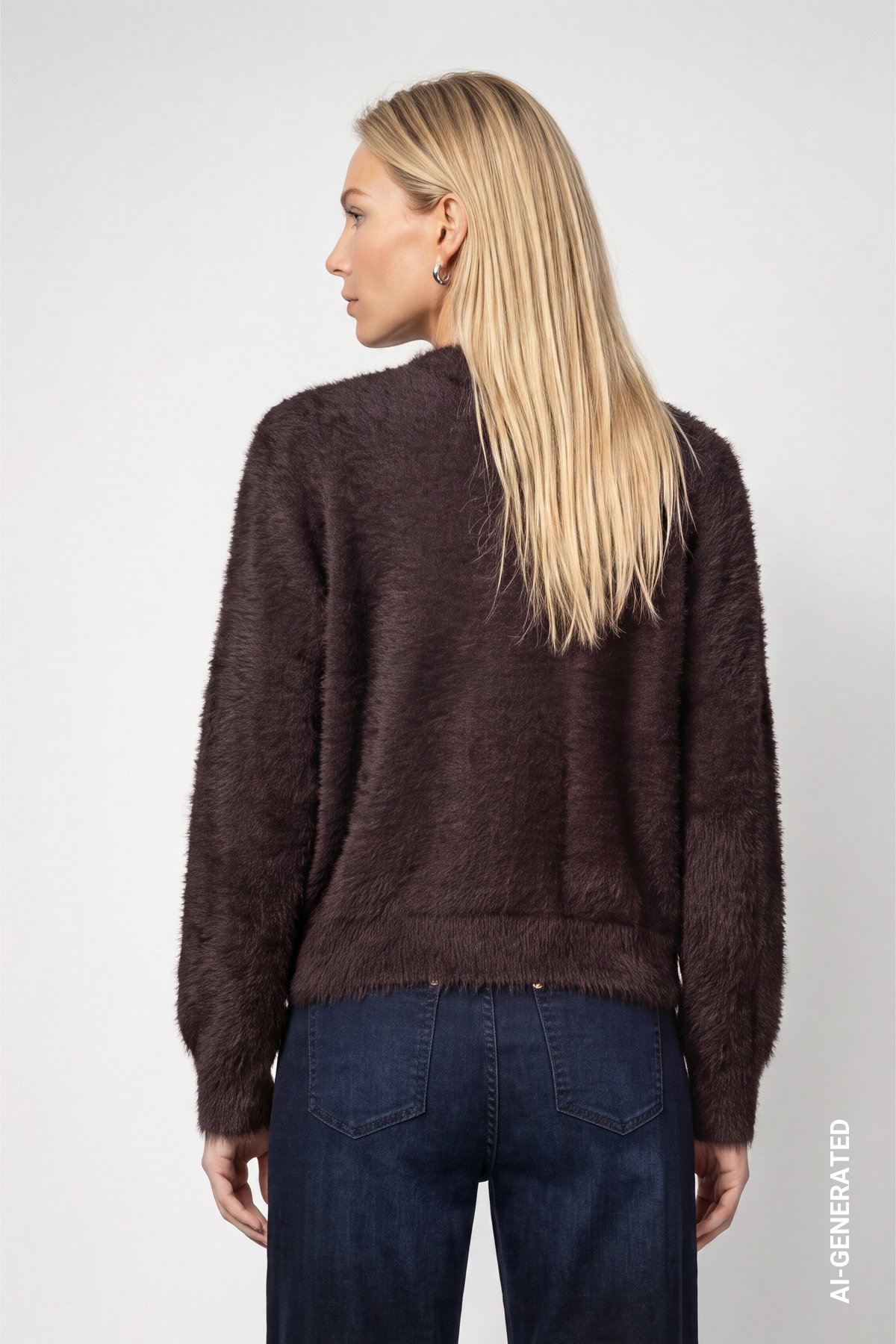 Strickjacke, black coffee #4
