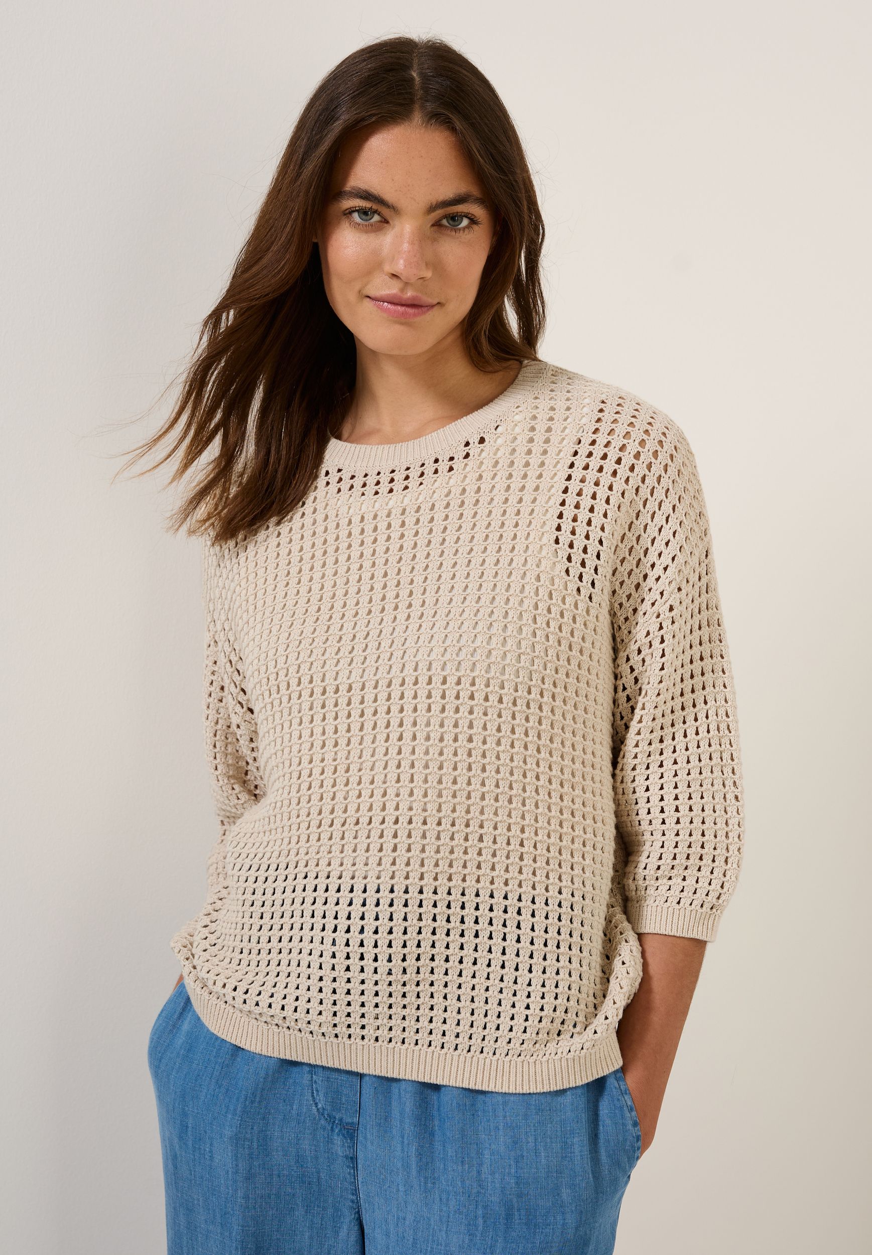  |  Pullover im Häkel-Optik | L | 11231_16521