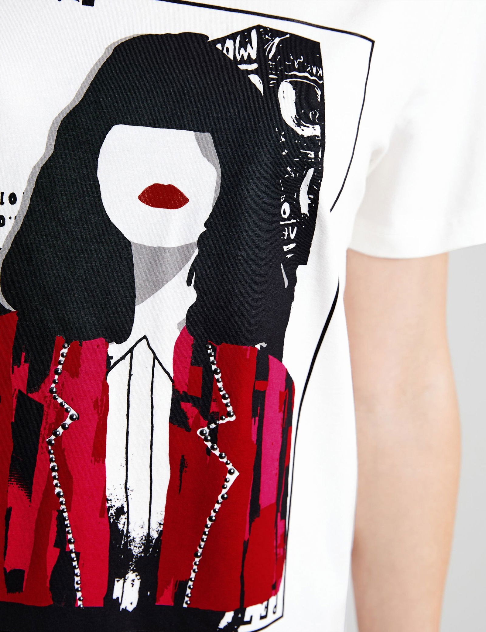 T-Shirt mit Front-Print