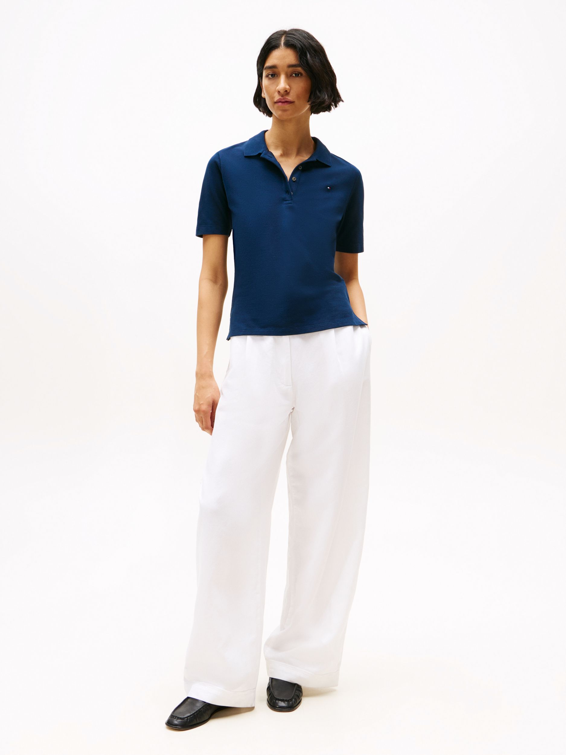 Tommy Hilfiger |  Tommy Hilfiger Poloshirt  | XXL | ecru