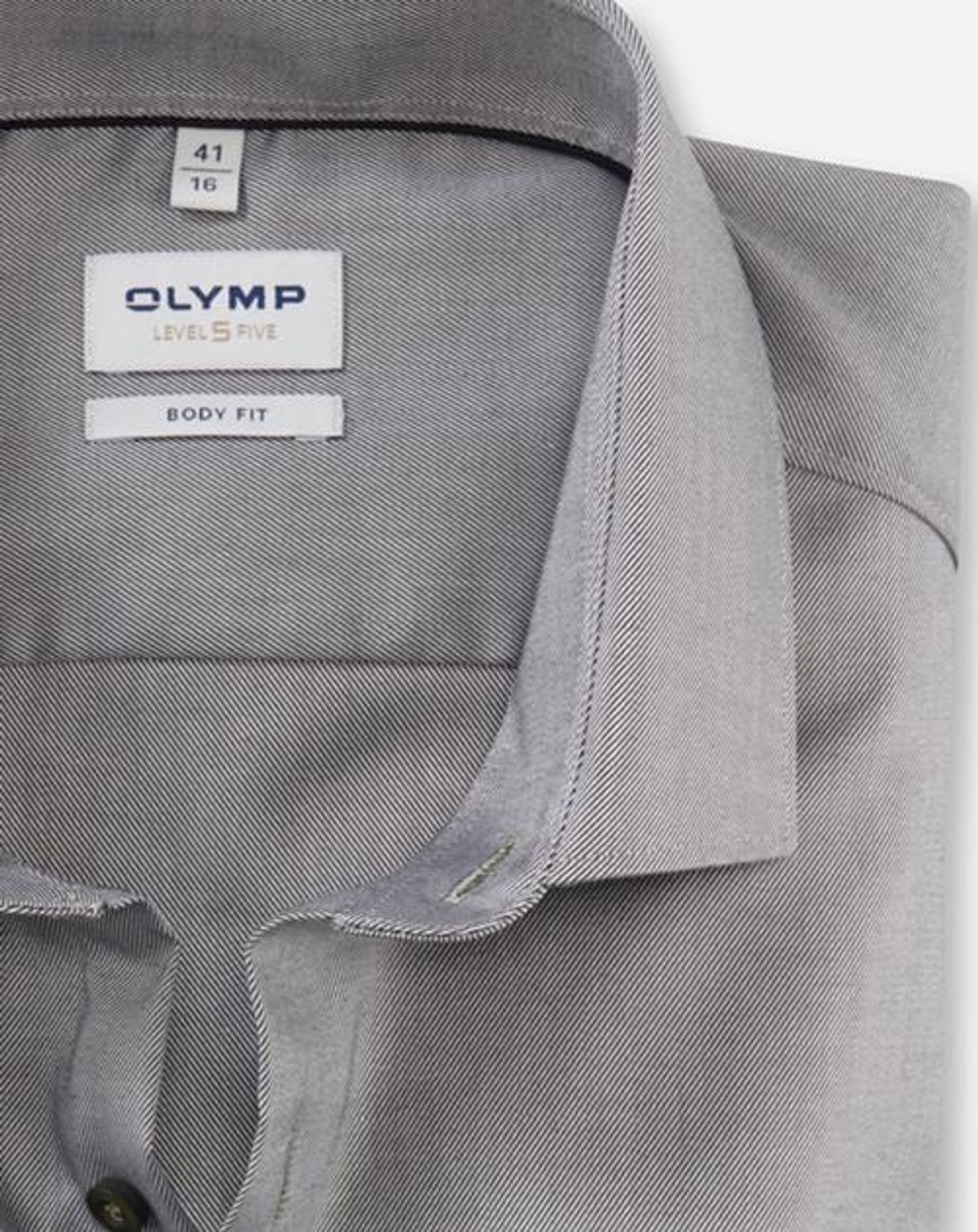 Olymp |  Olymp Hemd Slim Fit  | 44 | oliv