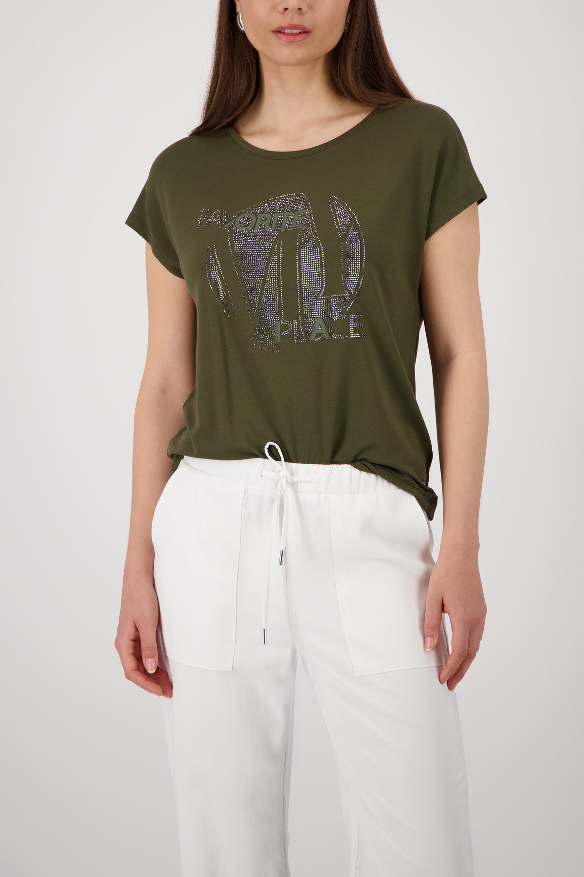 Monari T-Shirt mit Strasssteinen #2