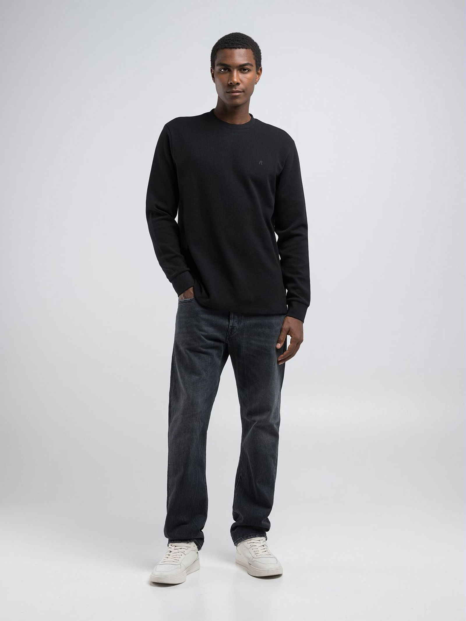 aaea6ba815b39974a4c32c768935b2cb Replay |  Replay Longsleeve  | M | black