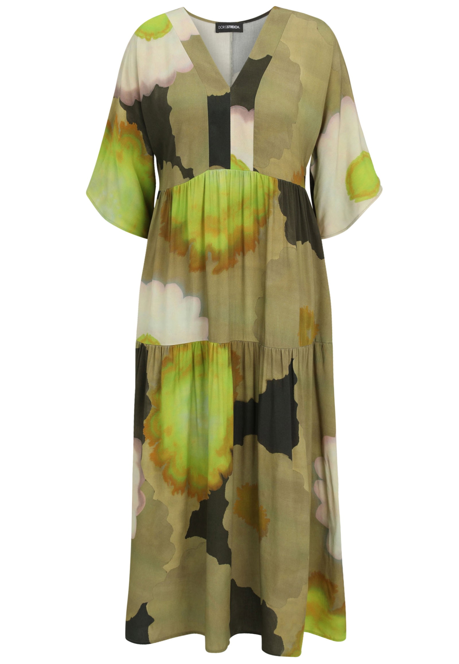 Kleid gewebt, Khaki #1