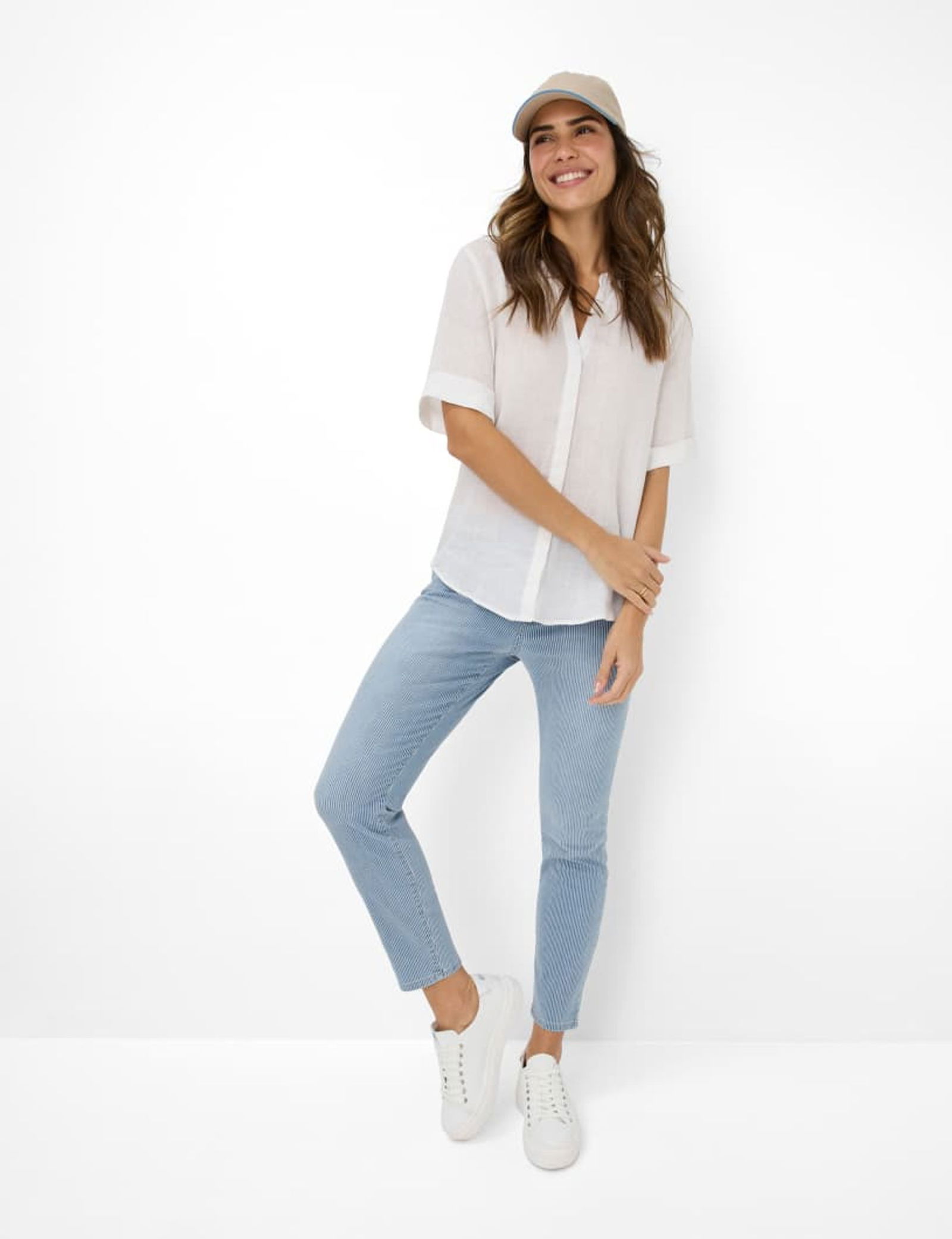 Brax | Brax Bluse aus Leinen "Style Veri" | 44 | white