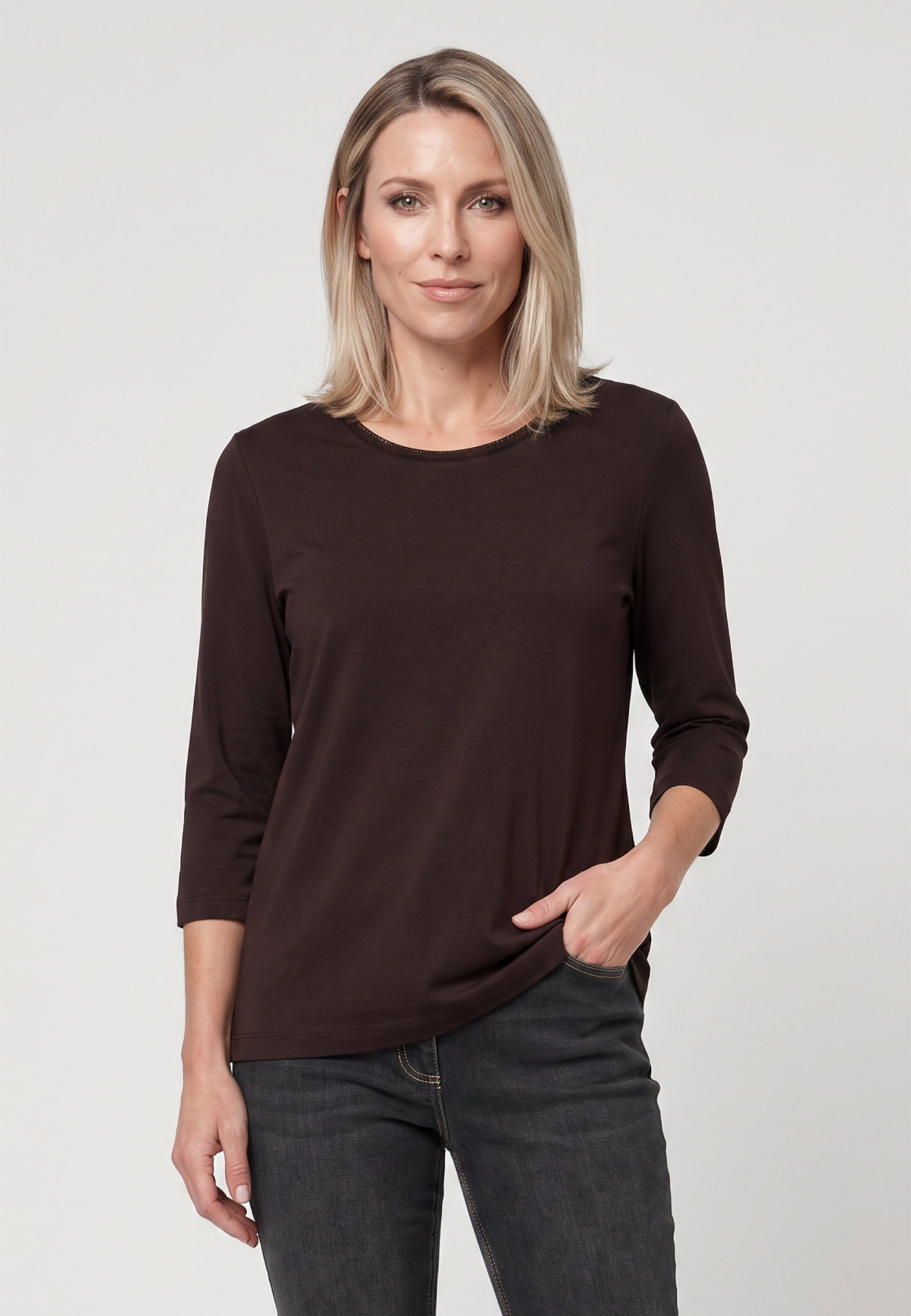 T-Shirt Long Sleeves, Coffee Bean #3