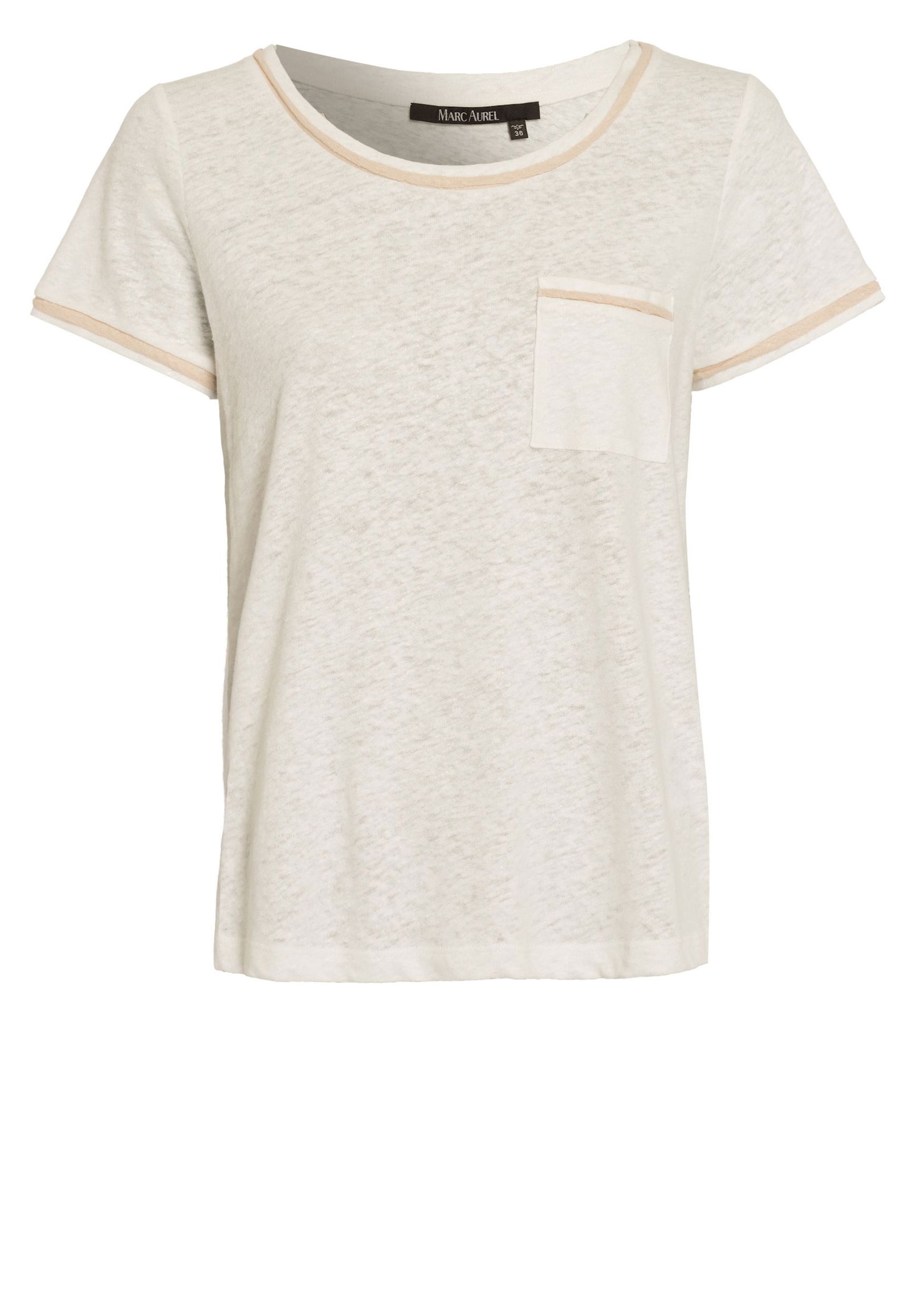 Marc Aurel |  Leinenshirt | 36 | off white varied