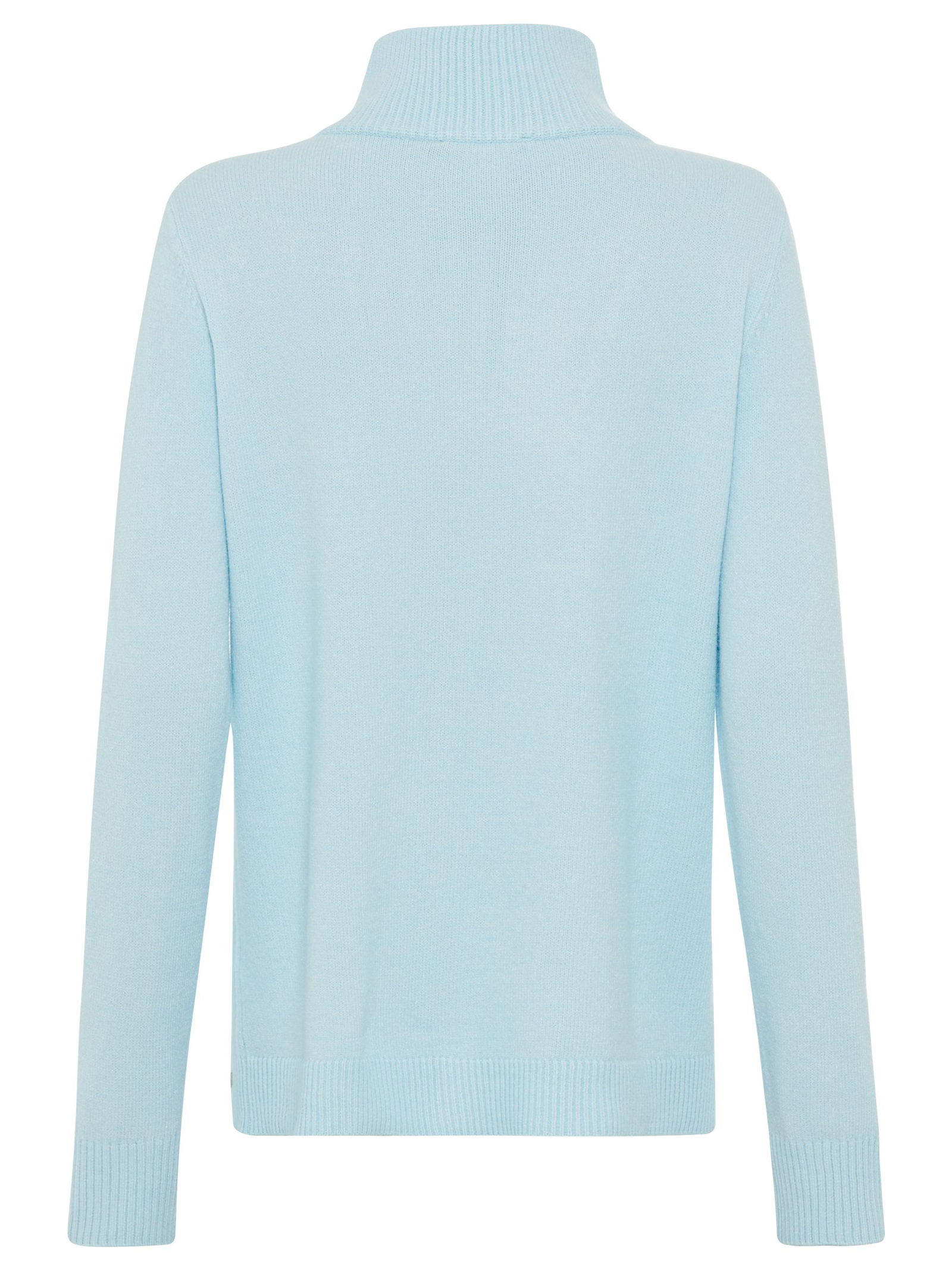Olsen | Olsen Pullover | 42 | satin blue mel.