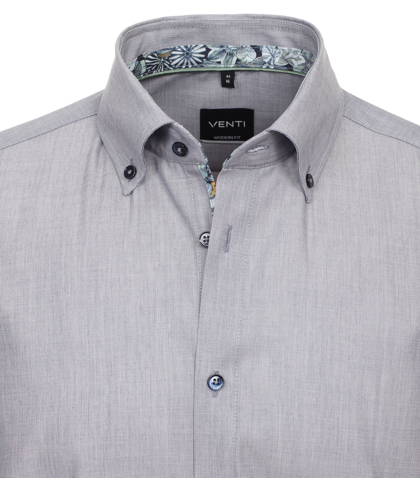 VENTI | VENTI Hemd Modern Fit | 42 | blau