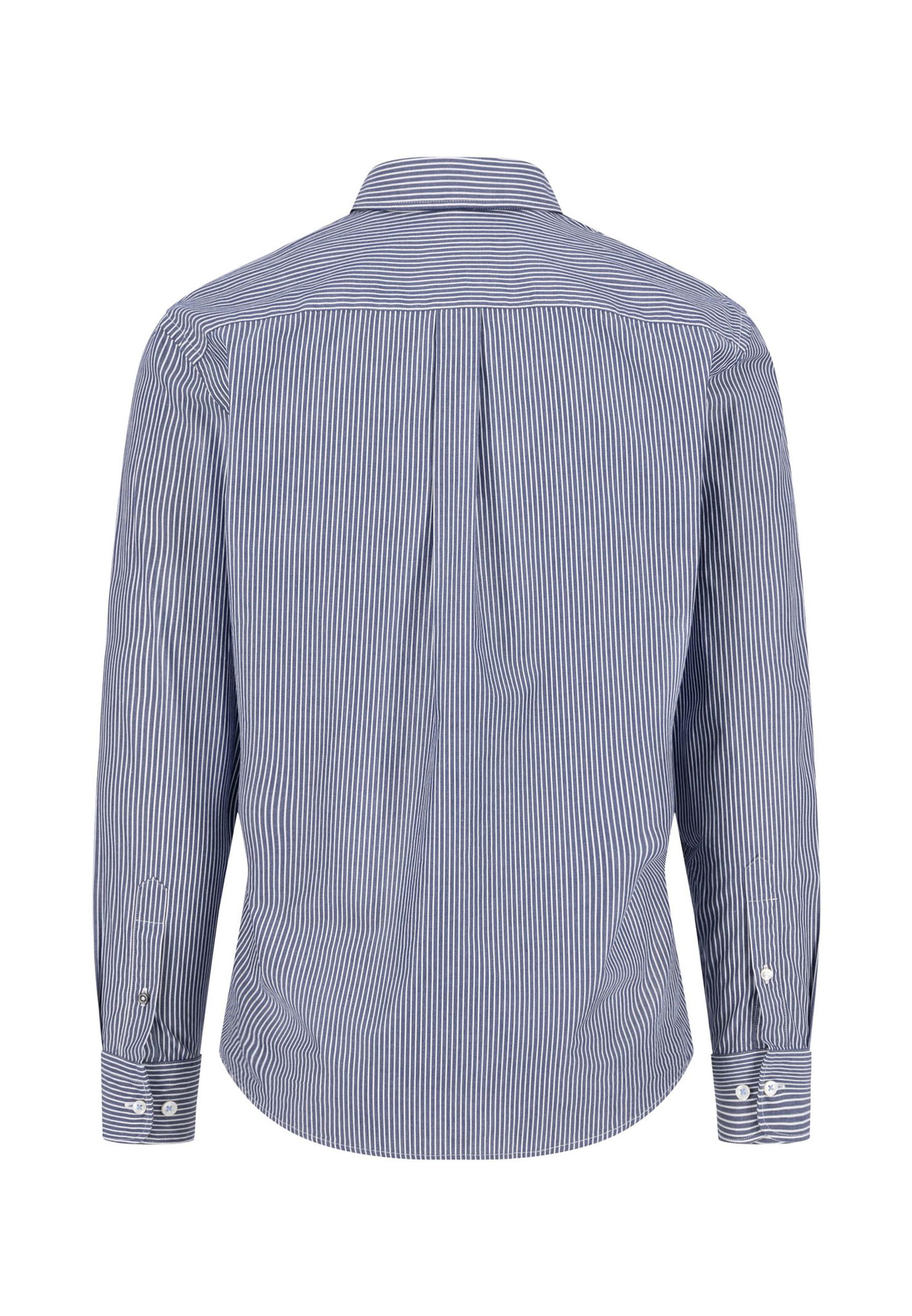 Fynch Hatton |  Fynch Hatton Hemd Regular Fit  | L | navy