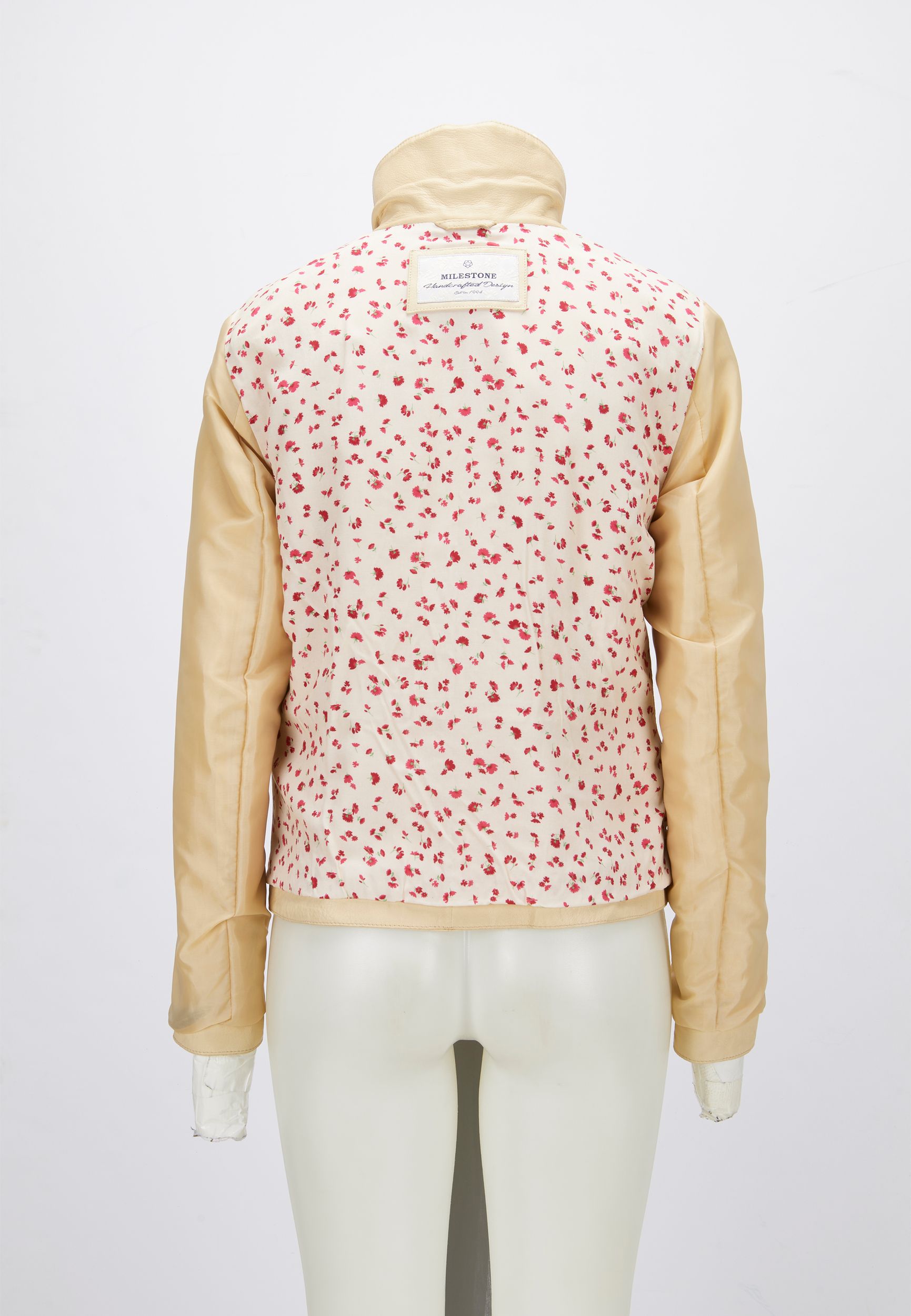 Milestone |  Milestone Lederjacke  | 44 | hell beige