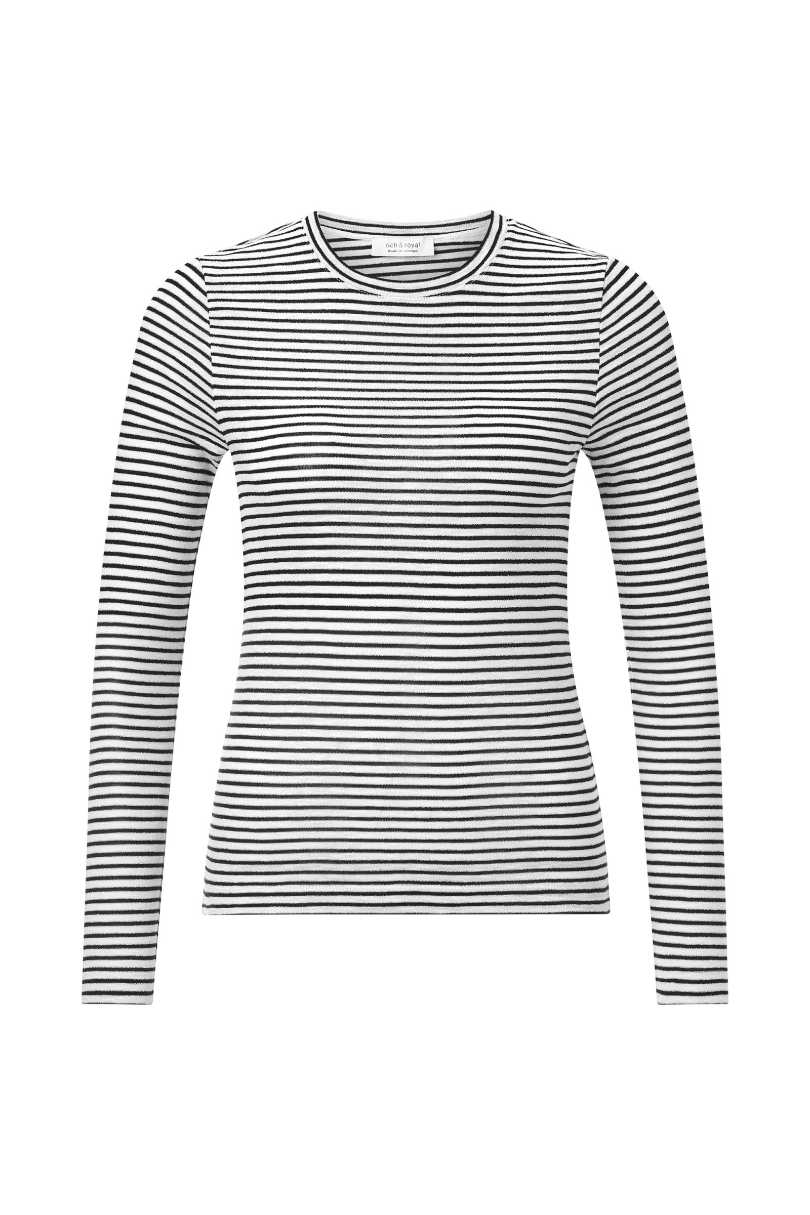 Sparkle Striped Longsleeve, dark chocolate #1