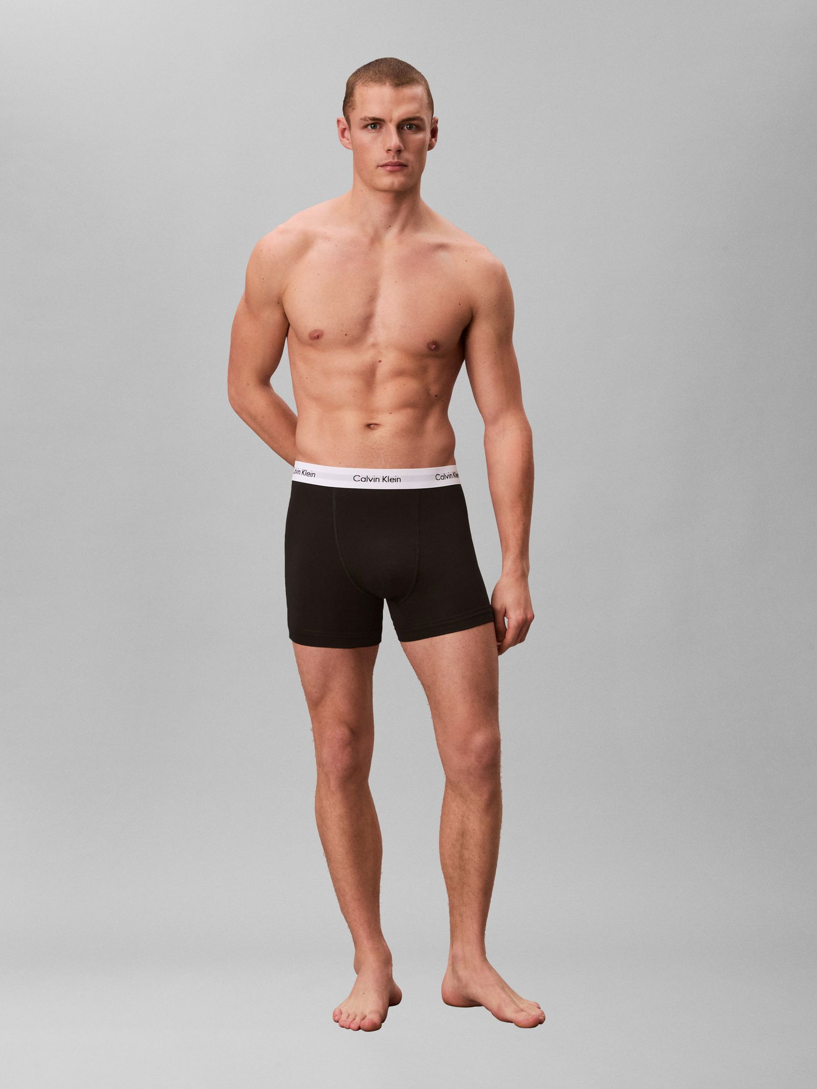 Calvin Klein |  Calvin Klein 3er Pack Boxershorts "Cotton Classics" | S | b-hemisphere/direct green/blue flan