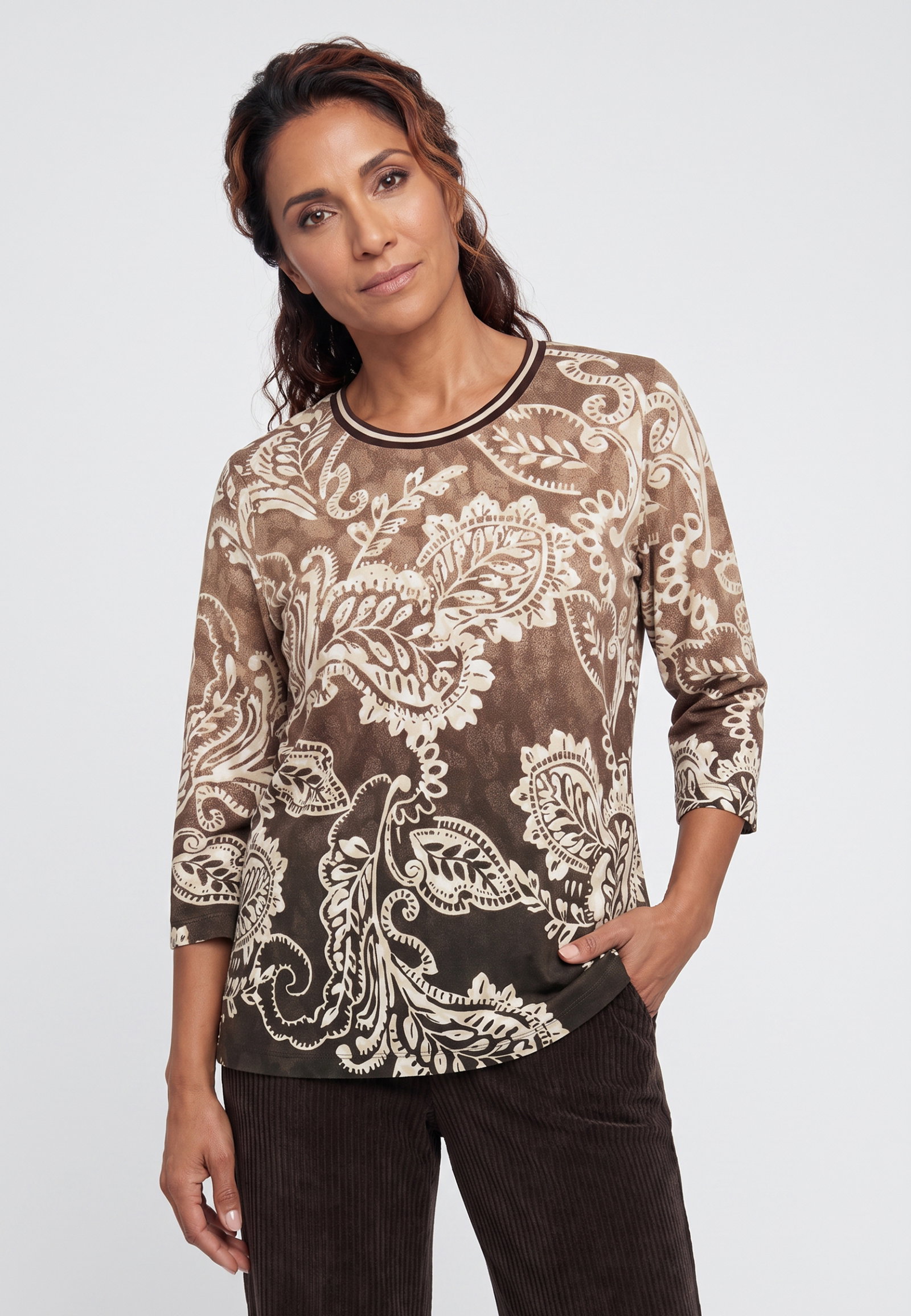 T-Shirt Long Sleeves, Coffee Bean #5