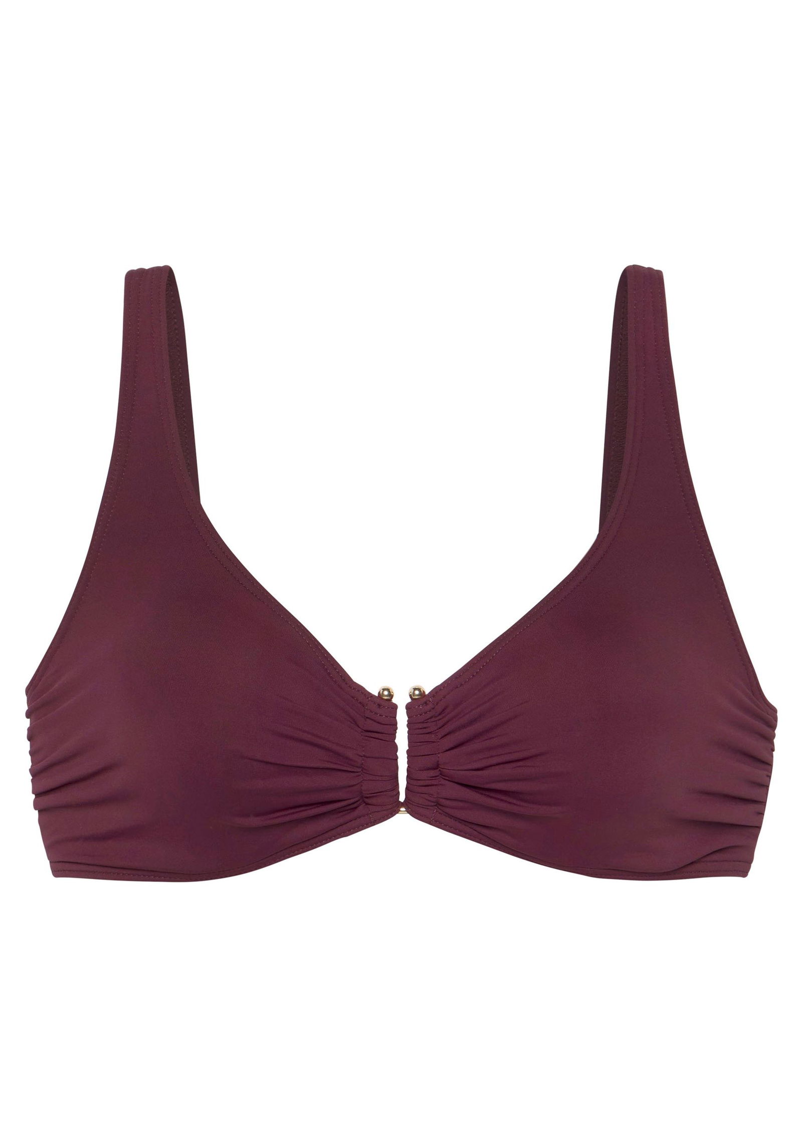 fe4fc9a7744f89f3a9d5427c230bbb86 Lascana |  LASCANA Bügel-Top V | 42/F | bordeaux