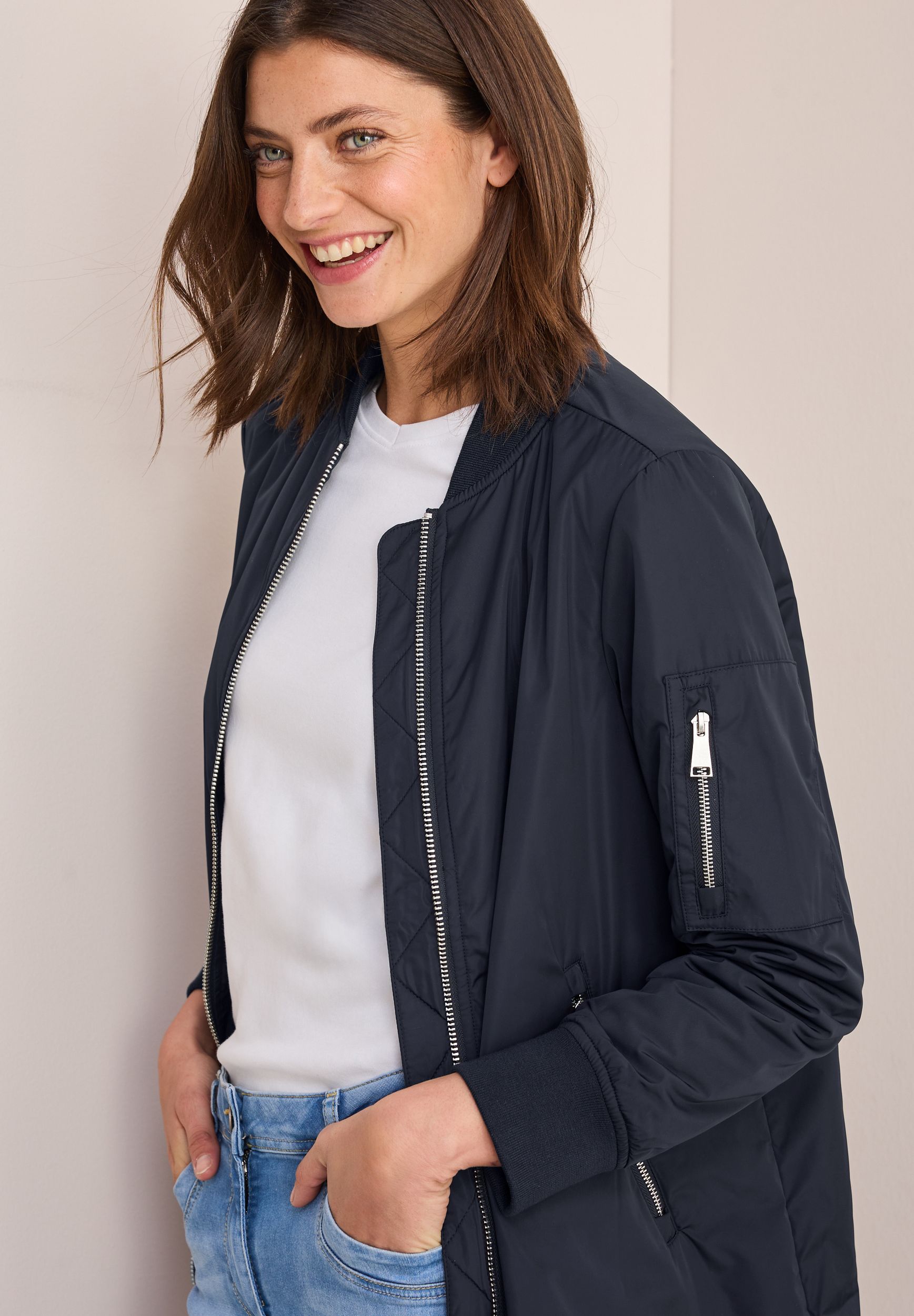 CECIL |  CECIL Funktionsjacke  | S | dark navy blue