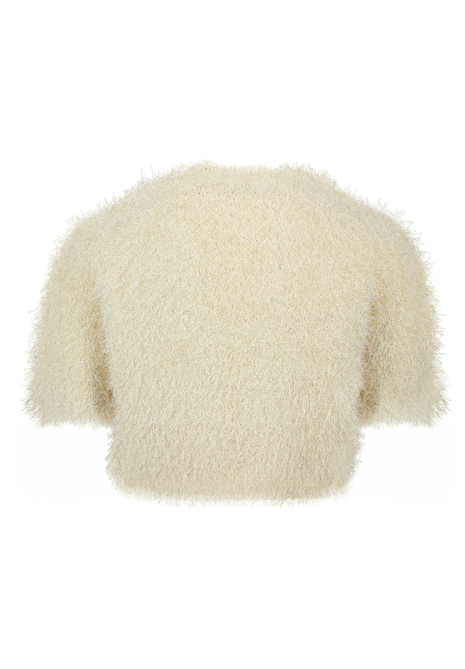 Strickjacke Kurz 1/2 Arm, Pearled Ivory #2