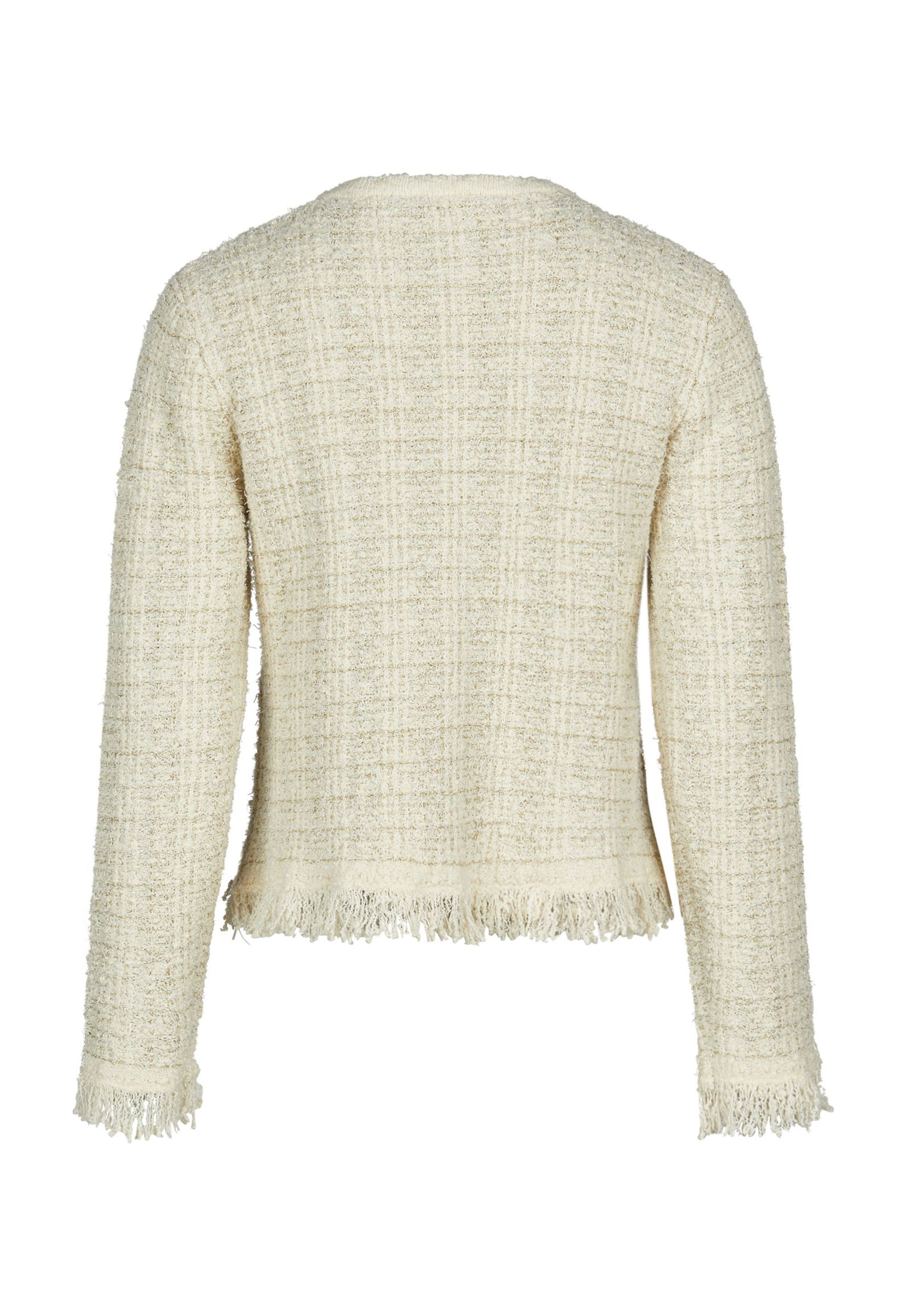 |  Bouclé-Strickjacke, cream | 36