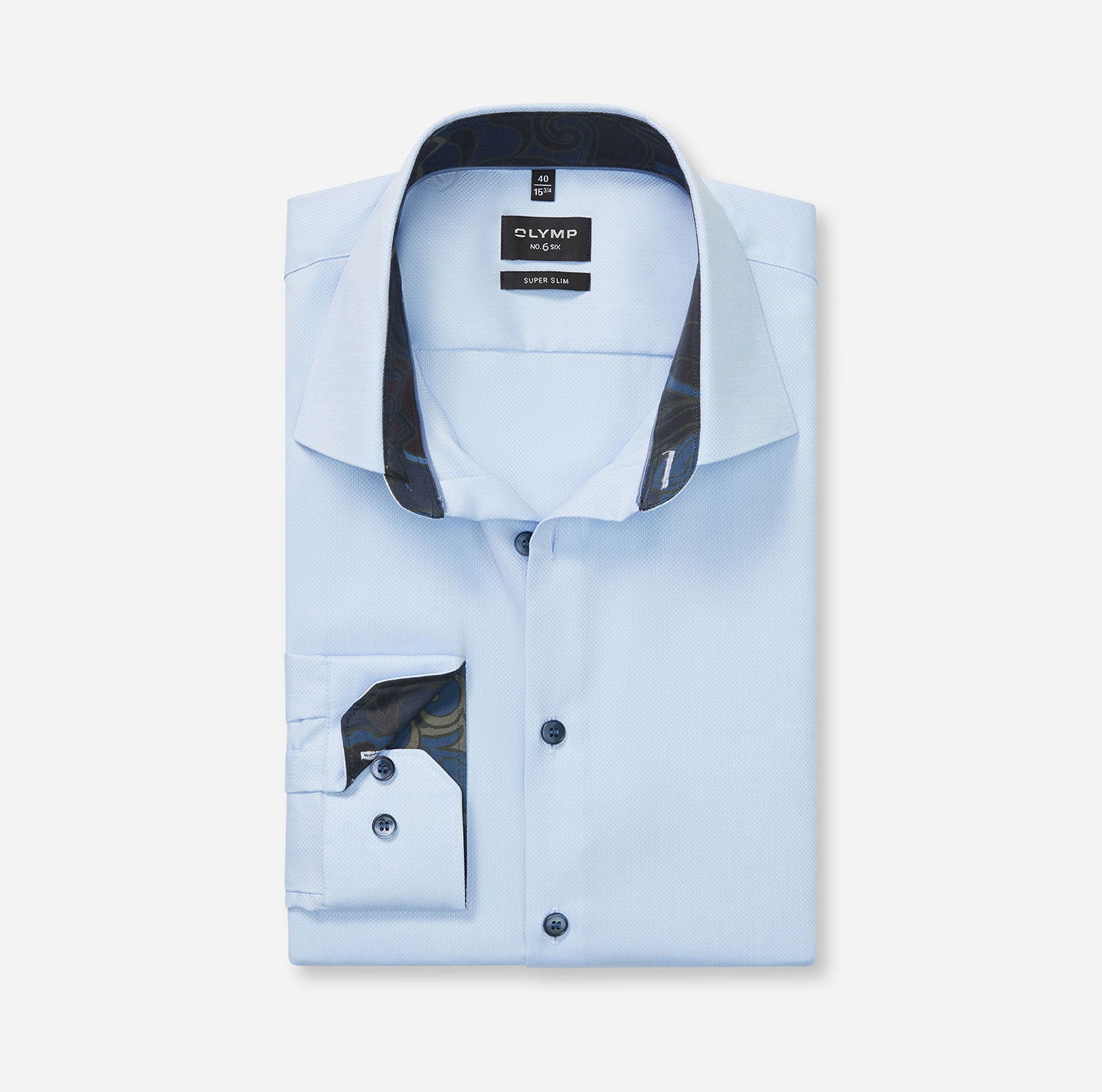 Olymp |  Olymp Hemd Modern Fit  | 39 | bleu