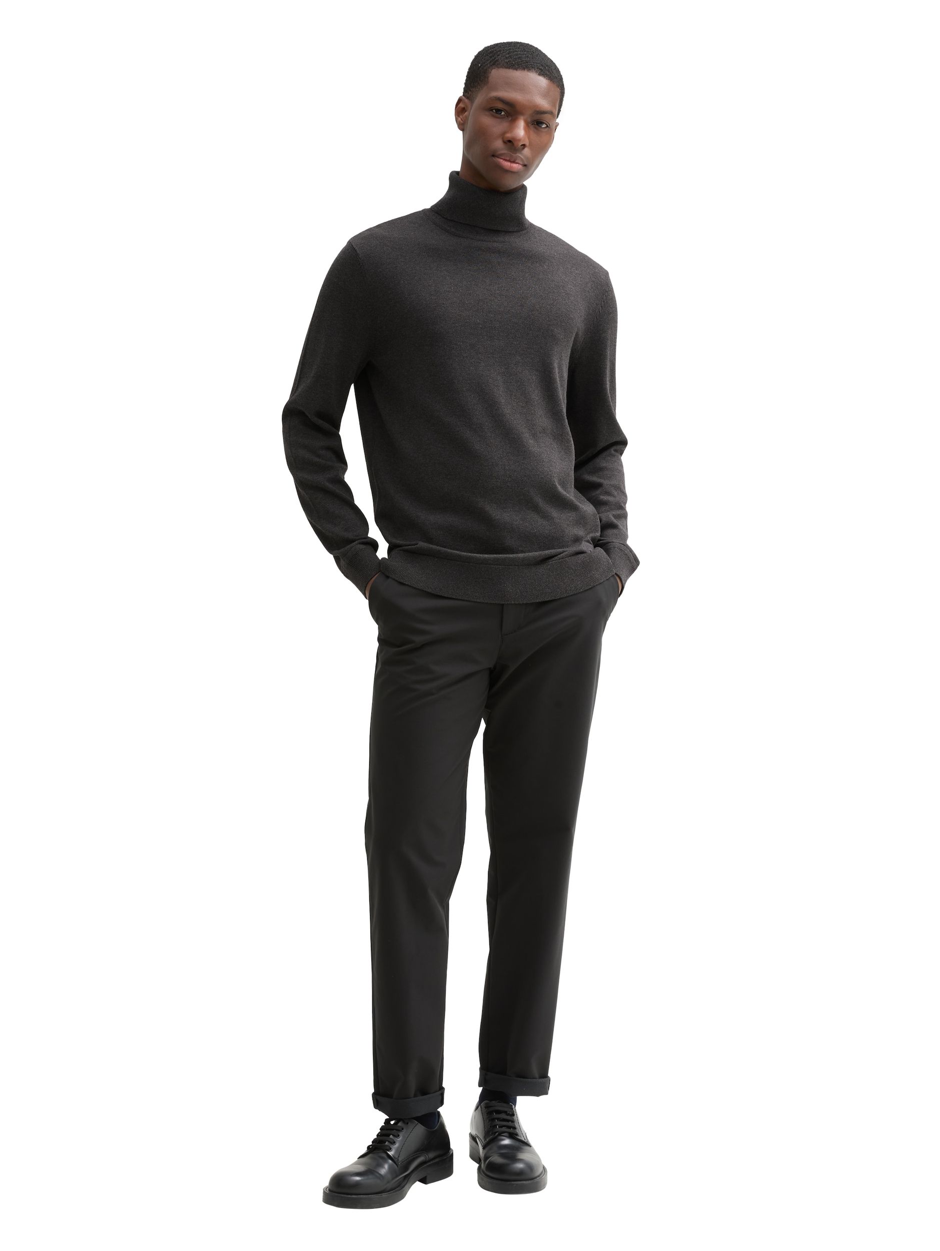 Tom Tailor |  Tom Tailor Pullover  | XL | black grey melange