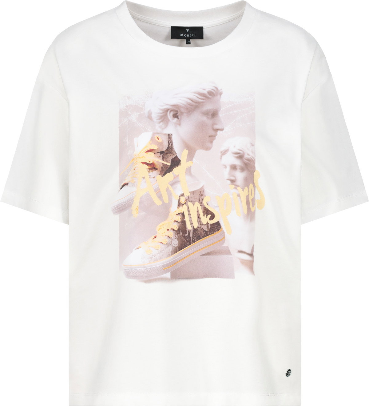 T-Shirt, pastel yellow #1