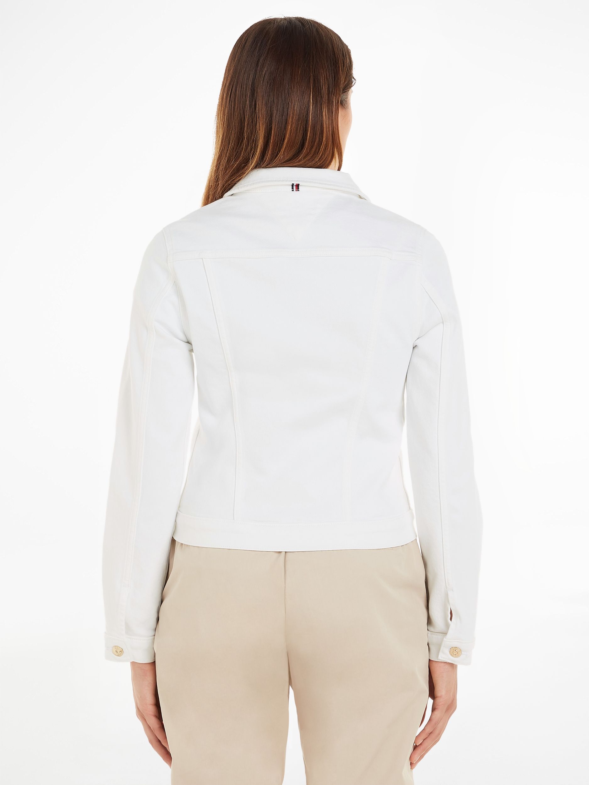 Tommy Hilfiger |  DNM SLIM JACKET WHITE | 38 | white