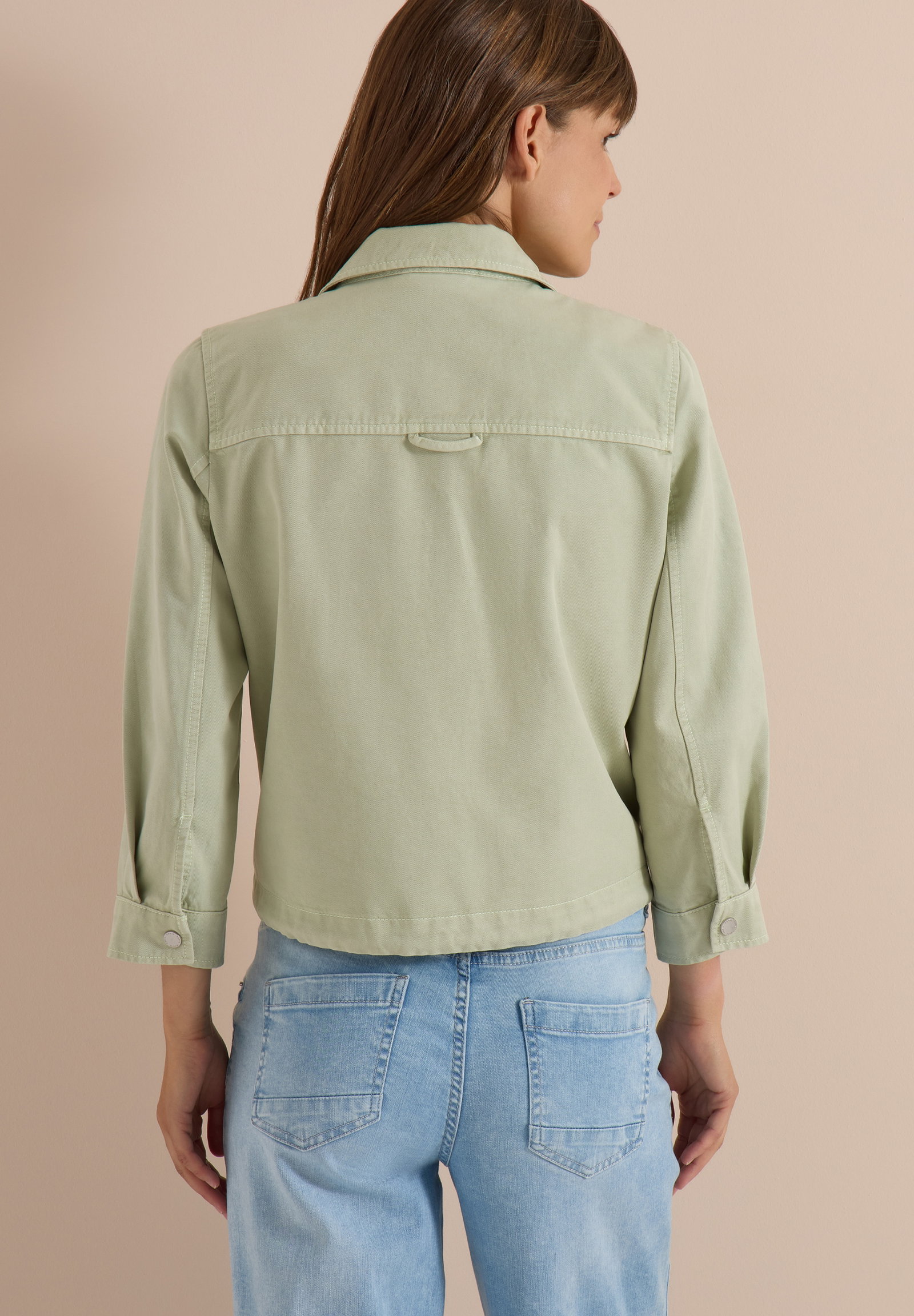 TOS Cotton Twill Jacket, raw matcha lime #4