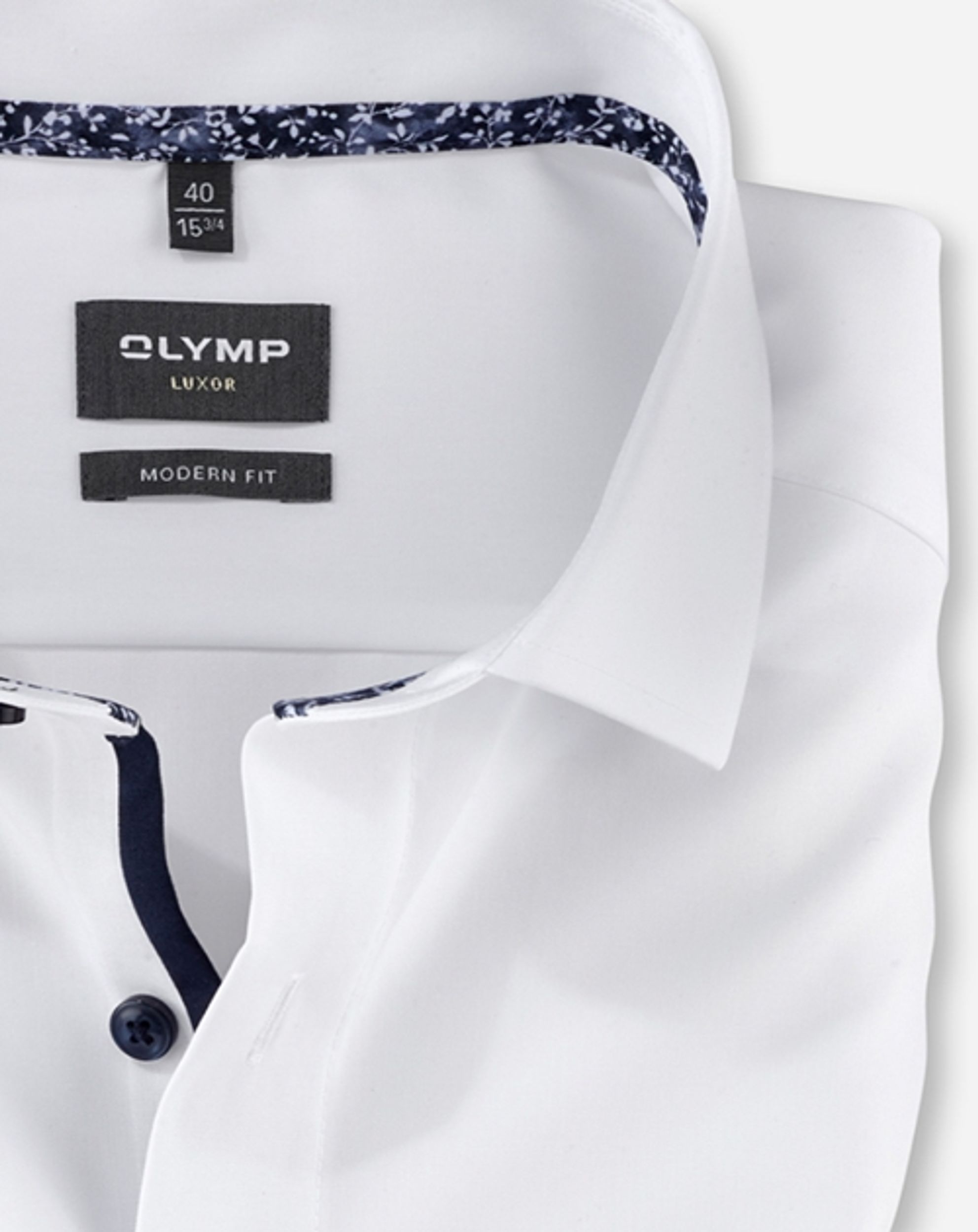 Olymp |  Olymp Hemd Modern Fit  | 41 | weiß