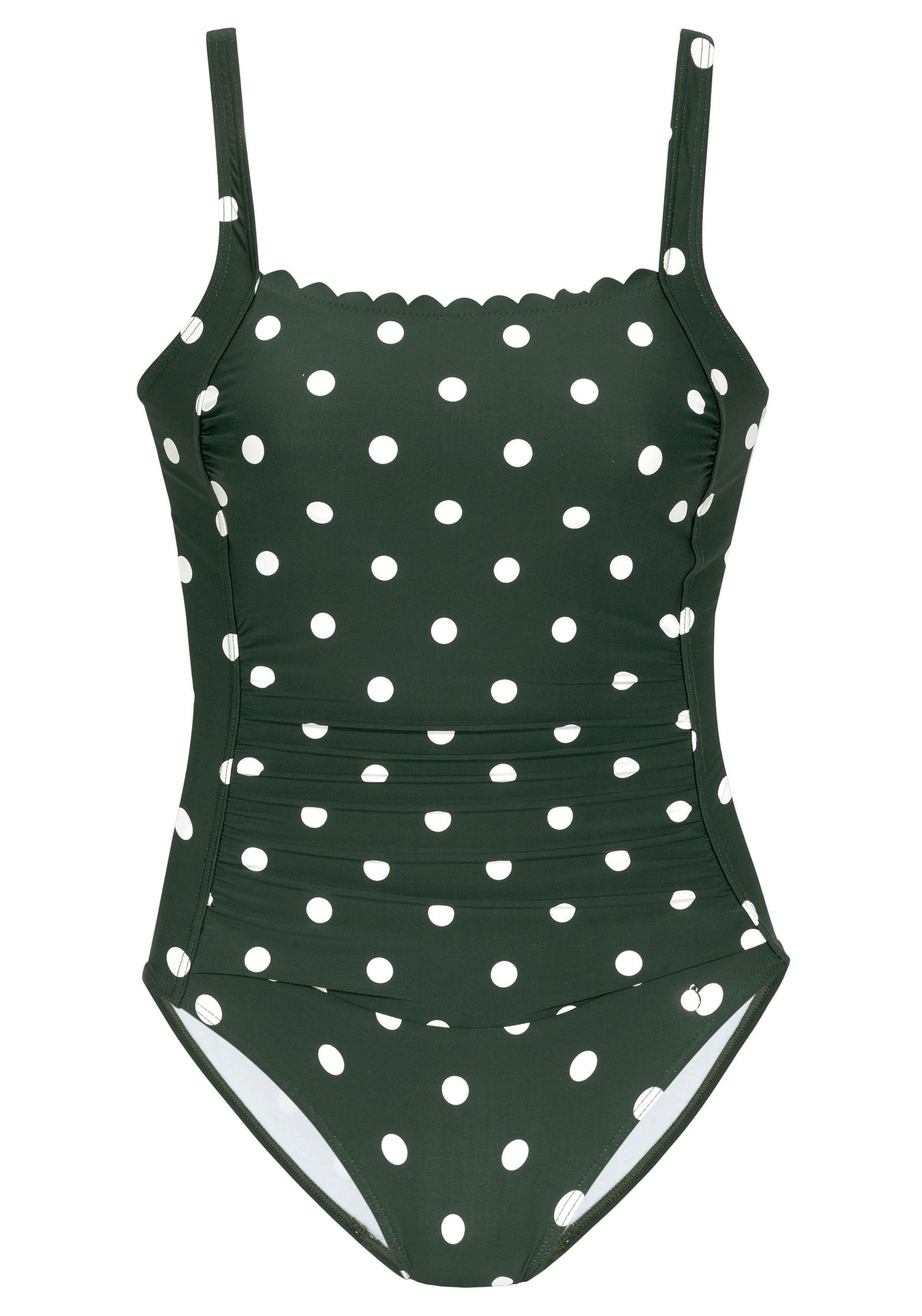 b4b53194b11a436d91d39b5ebdd176b8 Lascana | LASCANA Badeanzug | 40/F | dk green-cre
