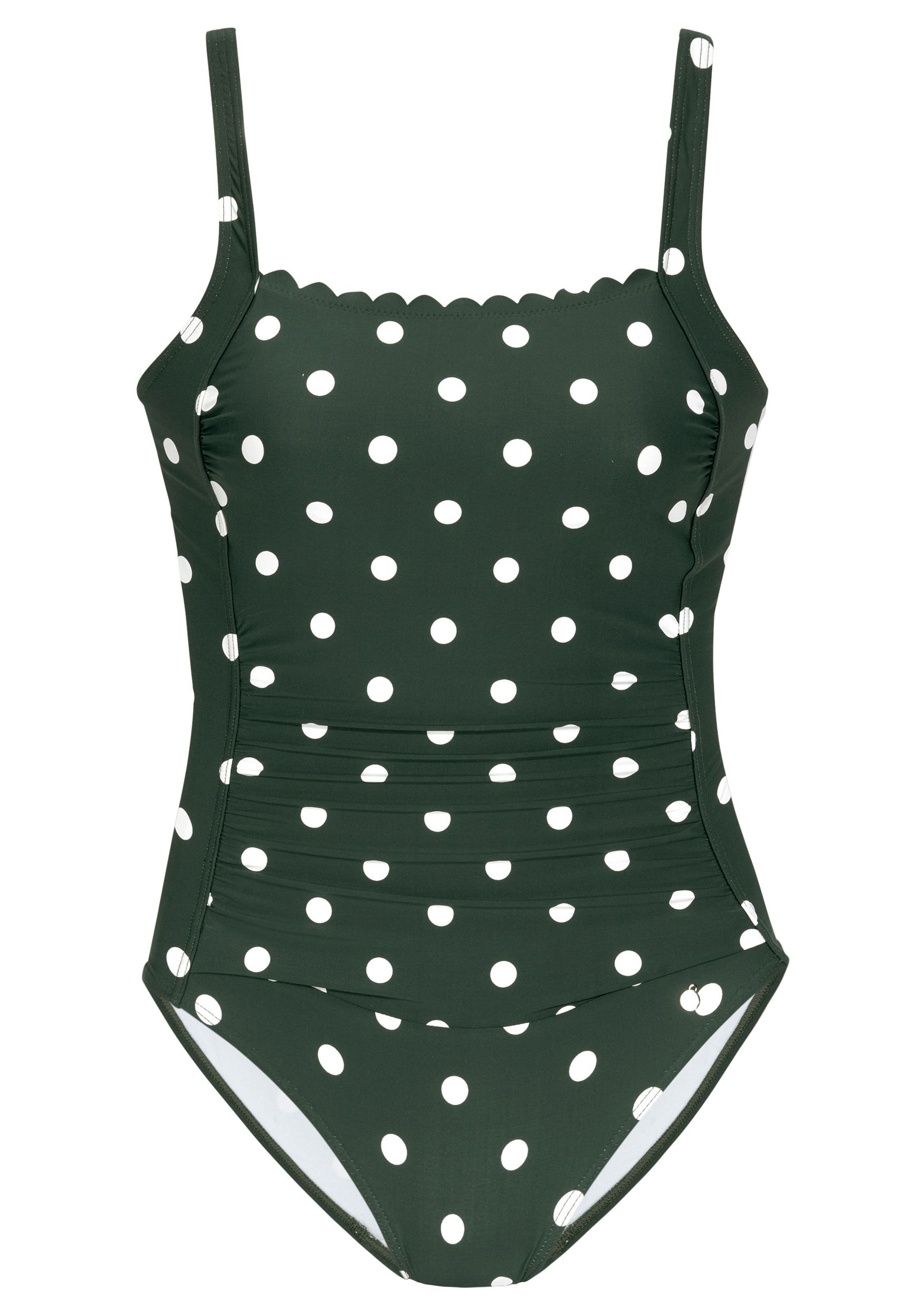 Lascana |  LASCANA Badeanzug | 40/F | dk green-cre