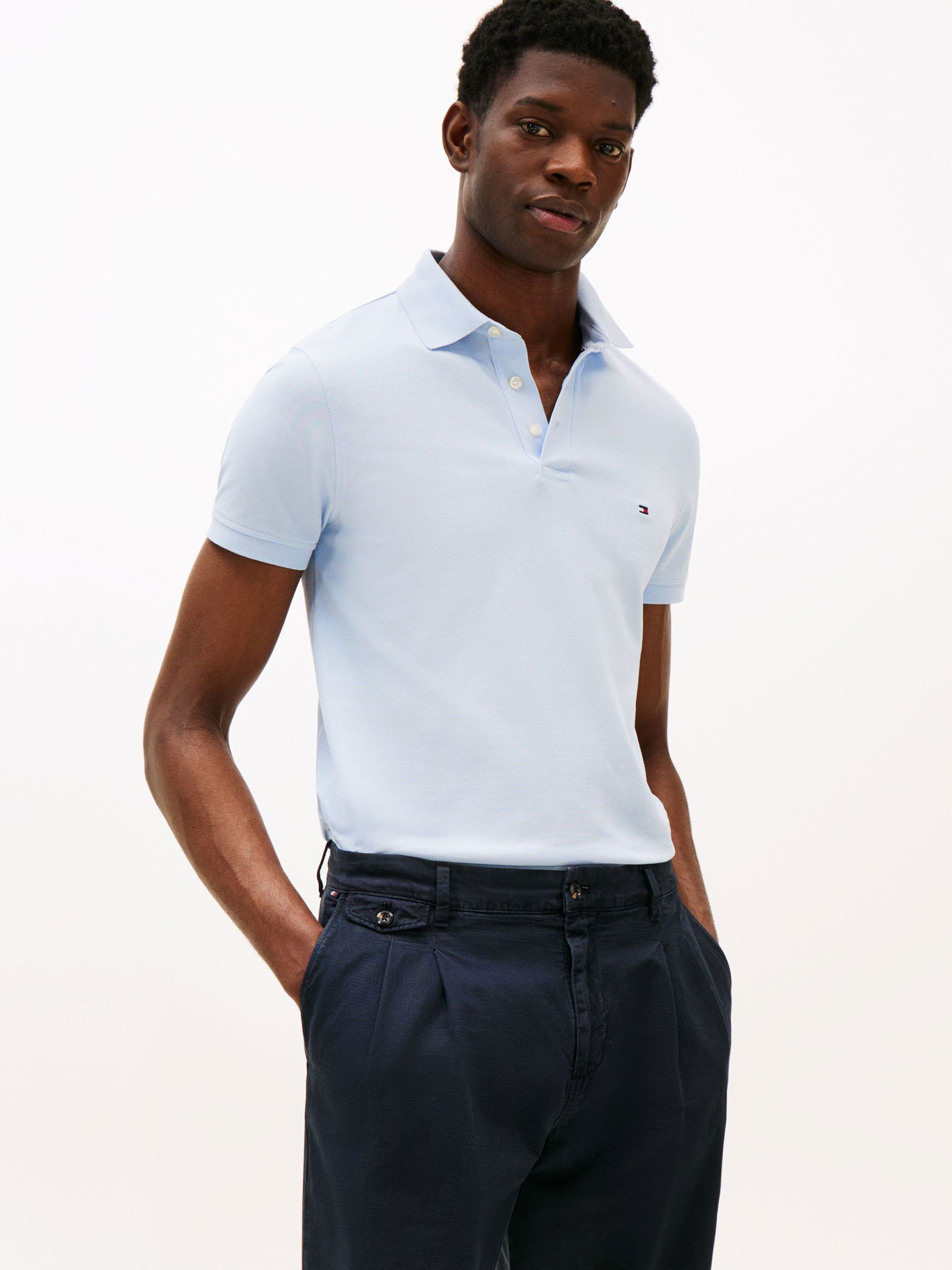 Tommy Hilfiger |  Tommy Hilfiger Poloshirt  | XXXL | breezy blue