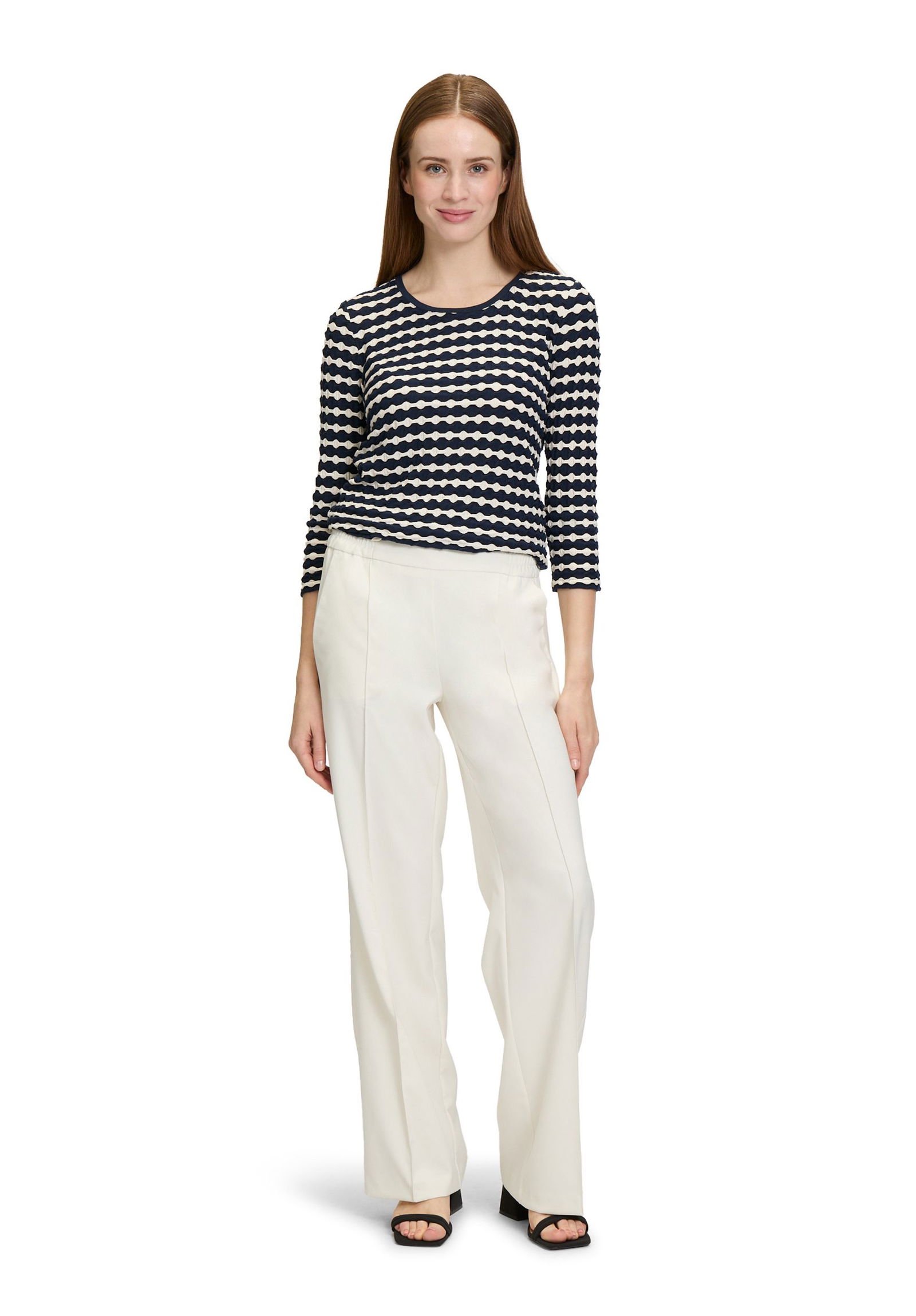 Betty Barclay |  Betty Barclay Shirt  | 44 | dunkelblau/weiß