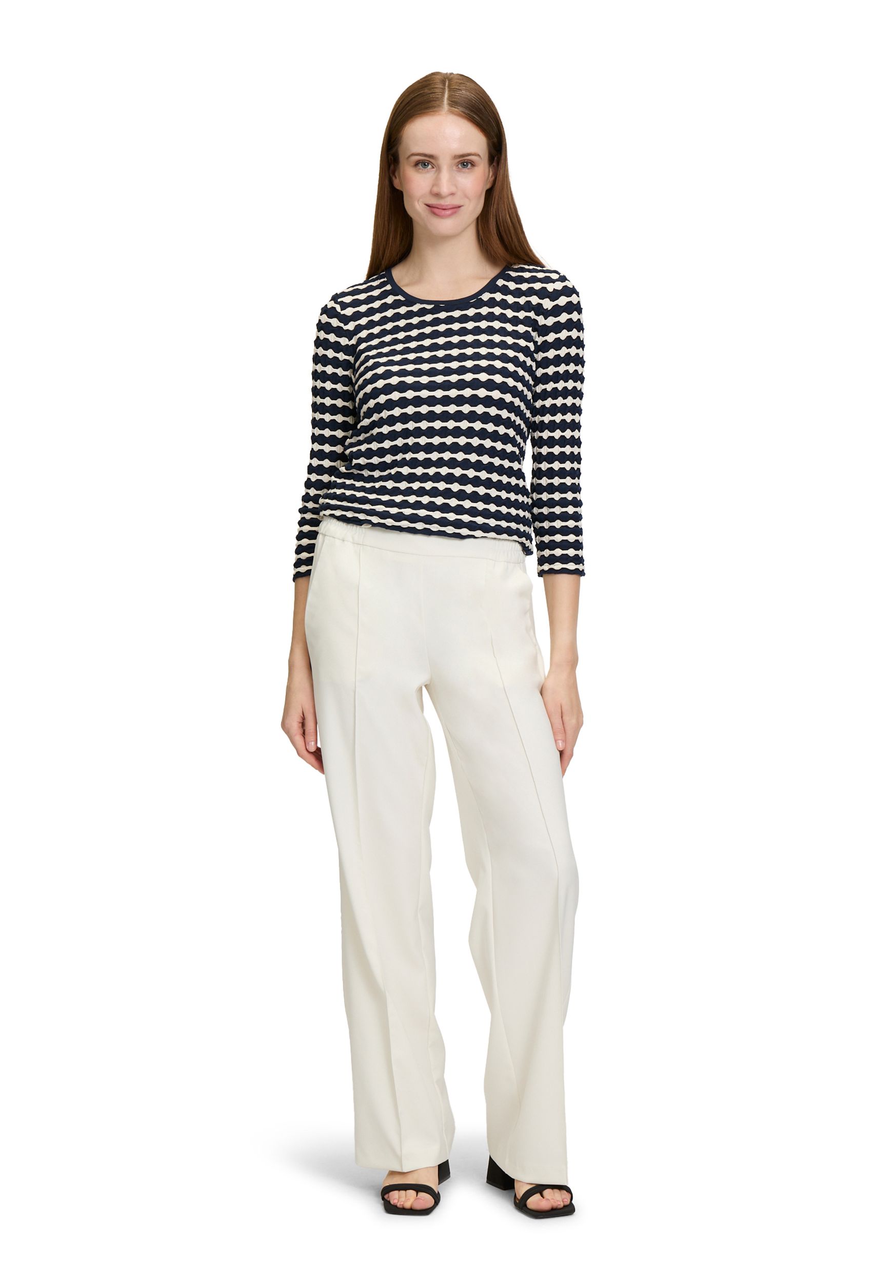 Betty Barclay |  Betty Barclay Shirt  | 44 | dunkelblau/weiß