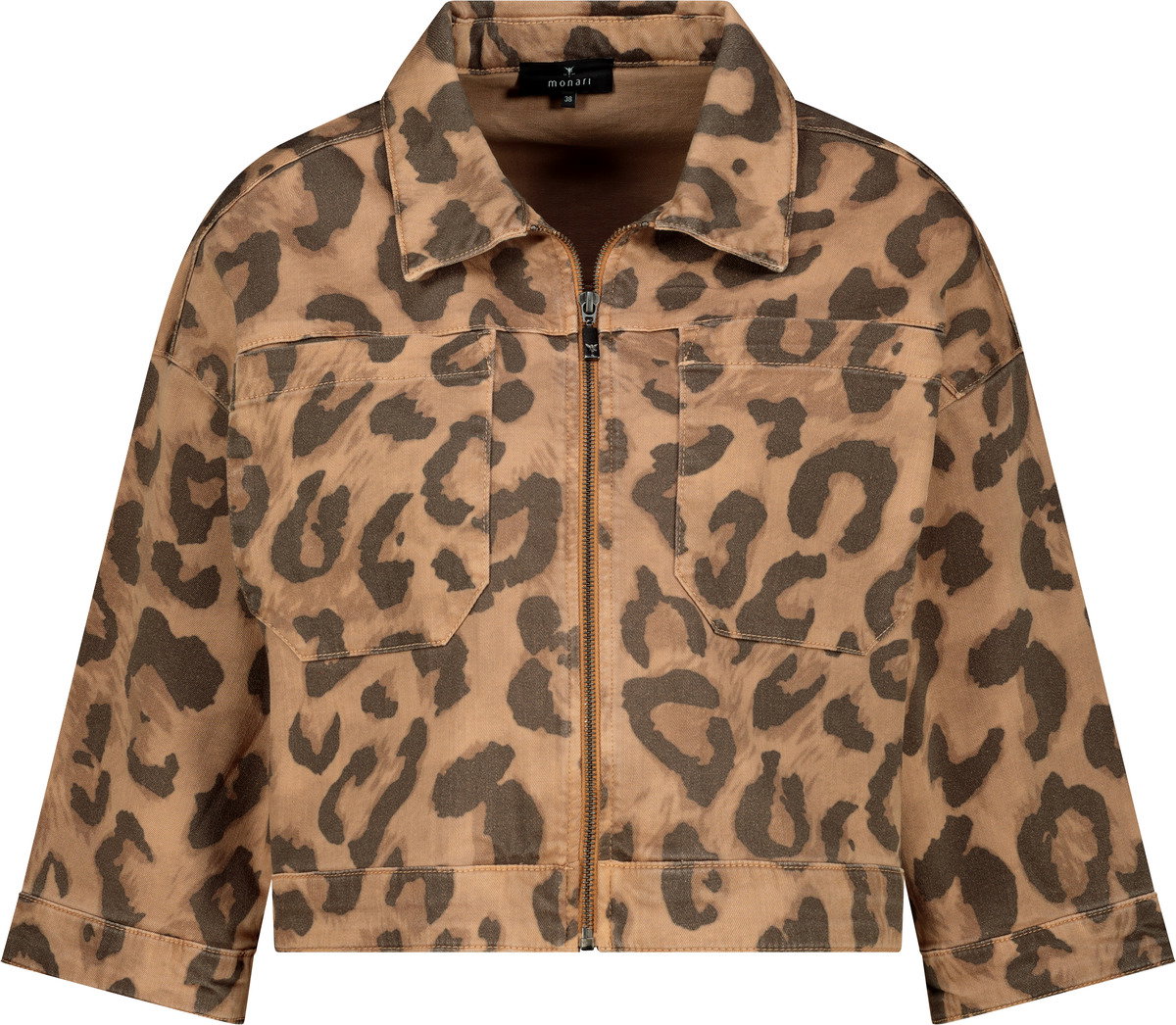 Monari Jacke mit Leo-Druck #1