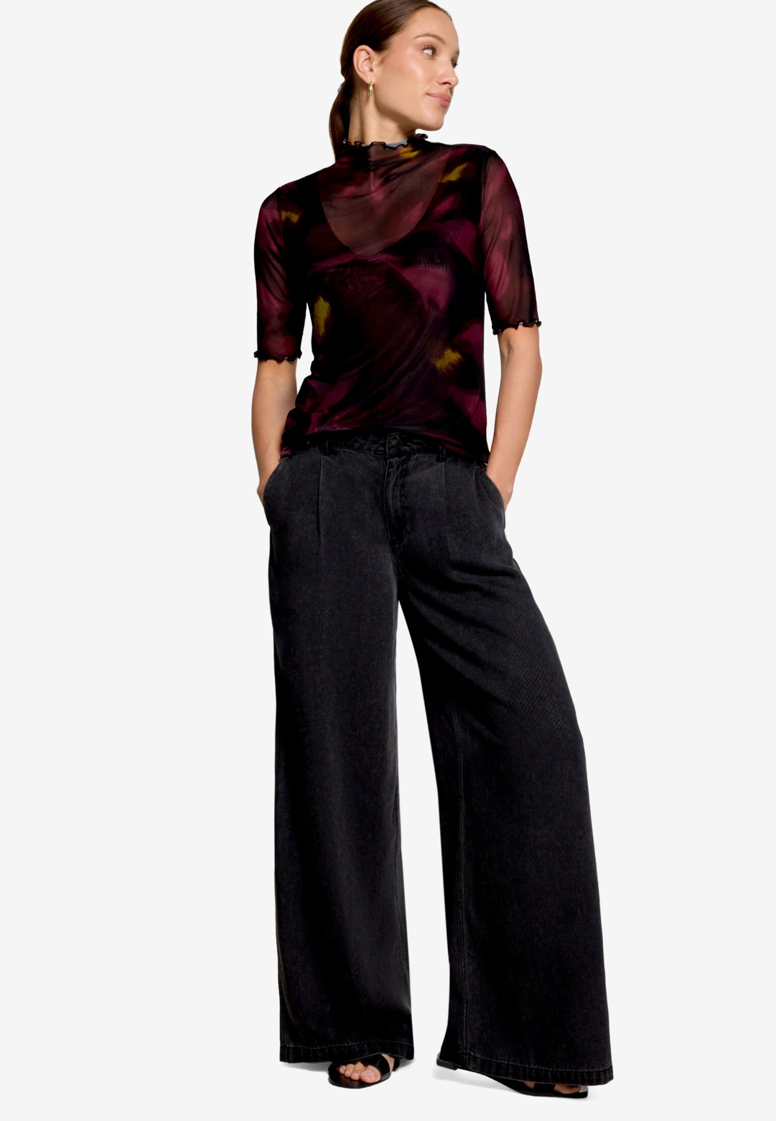 Hose Klassisch 1/1 Länge, Black Denim #4