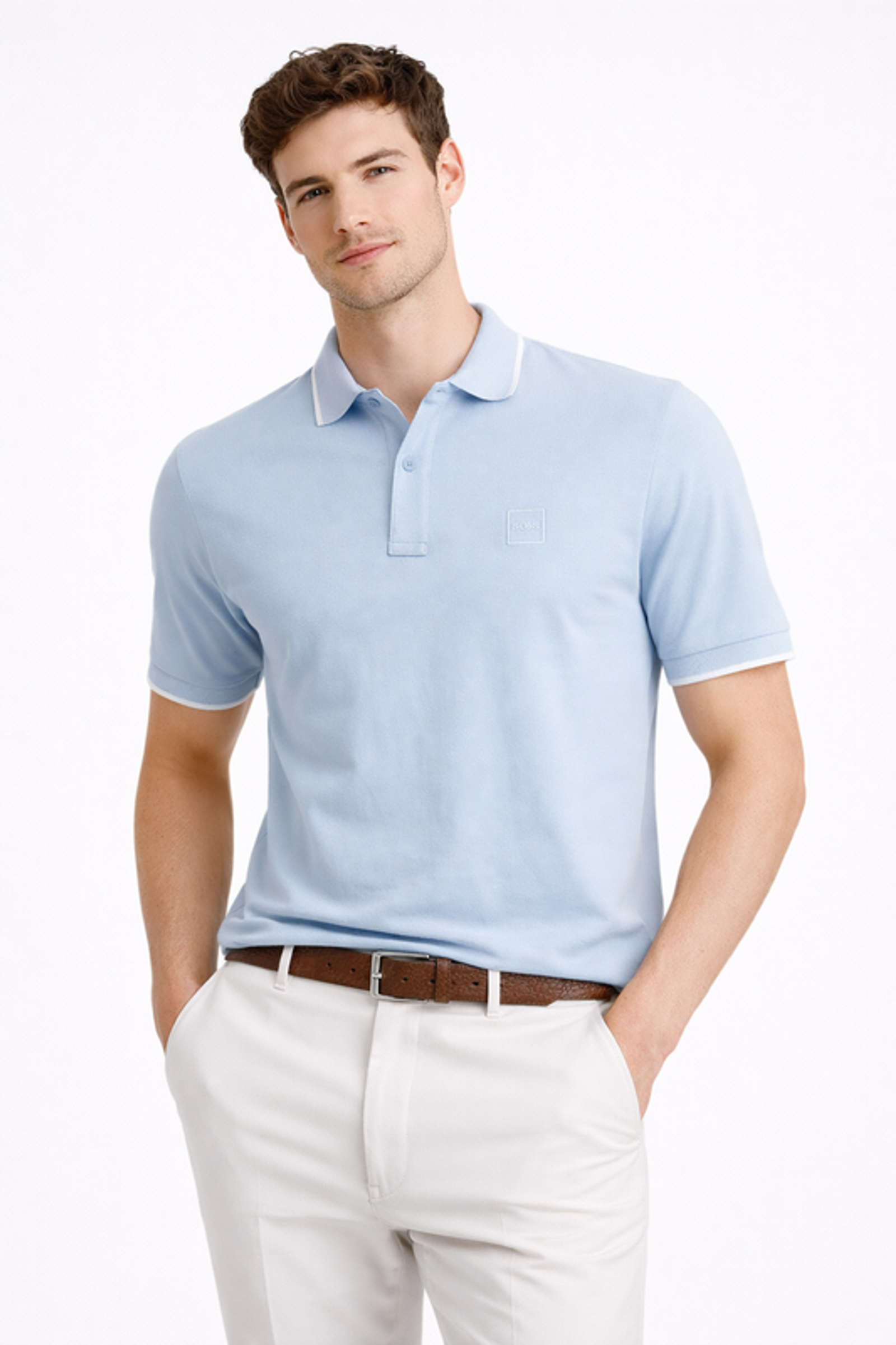 0fde05d499d8ba4049b1d0865598a551 Boss Orange | Boss Orange Poloshirt | XL | Light/Pastel Blue