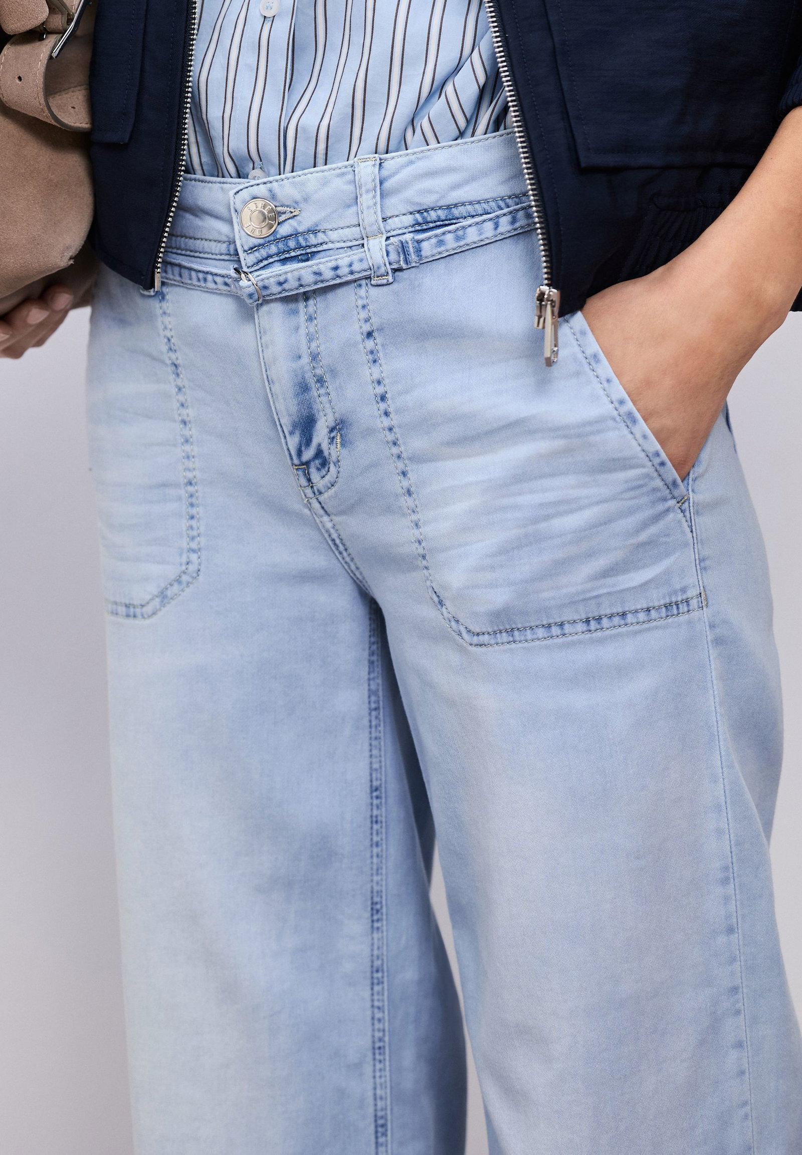 6b06c5a24f08f507af7f6e0c5ea0f417 Street One | Street One 7/8-Jeans | 27/26 | ultra bleached wash