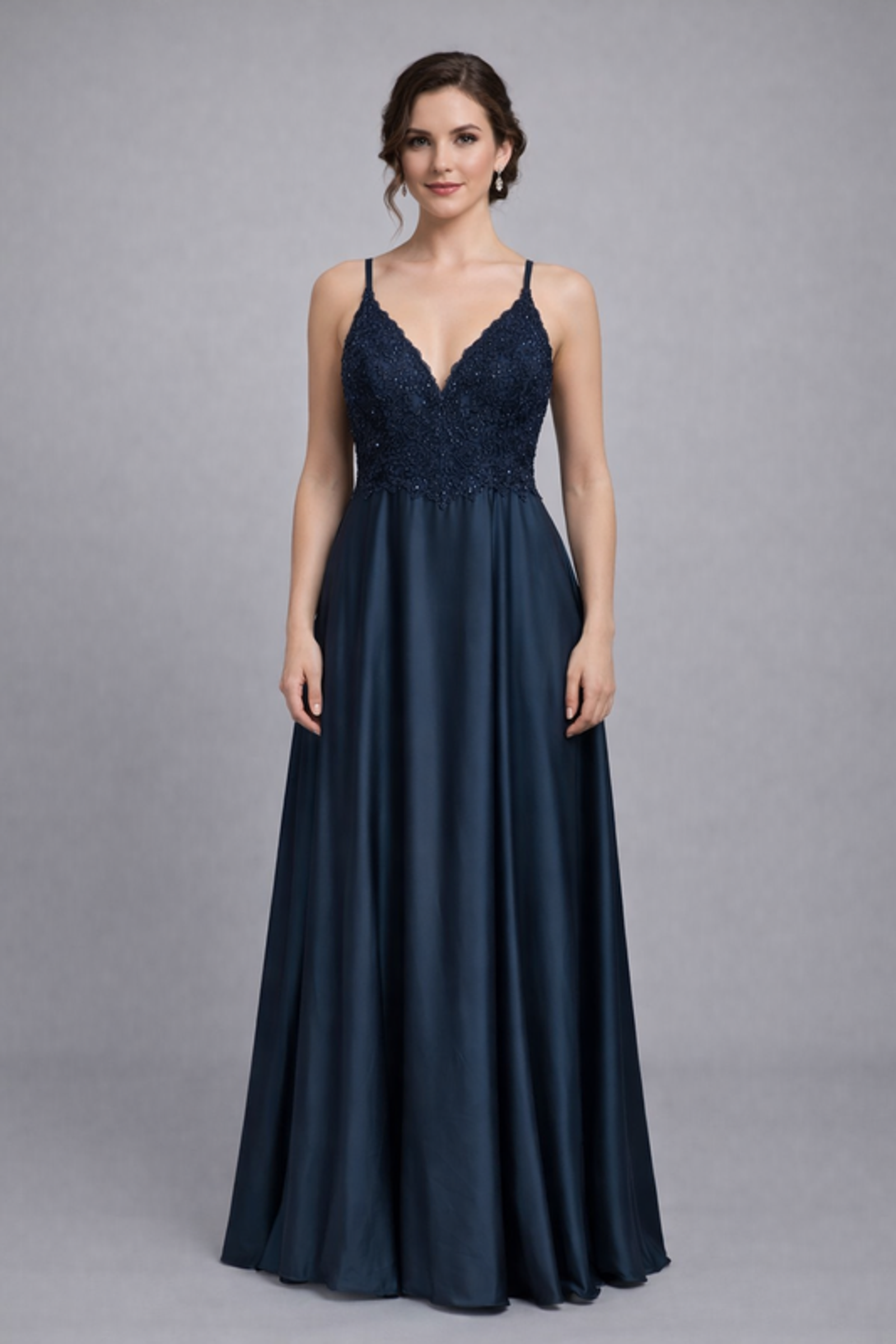 Mascara London |  Mascara London Langes Kleid  | 54 | airforce