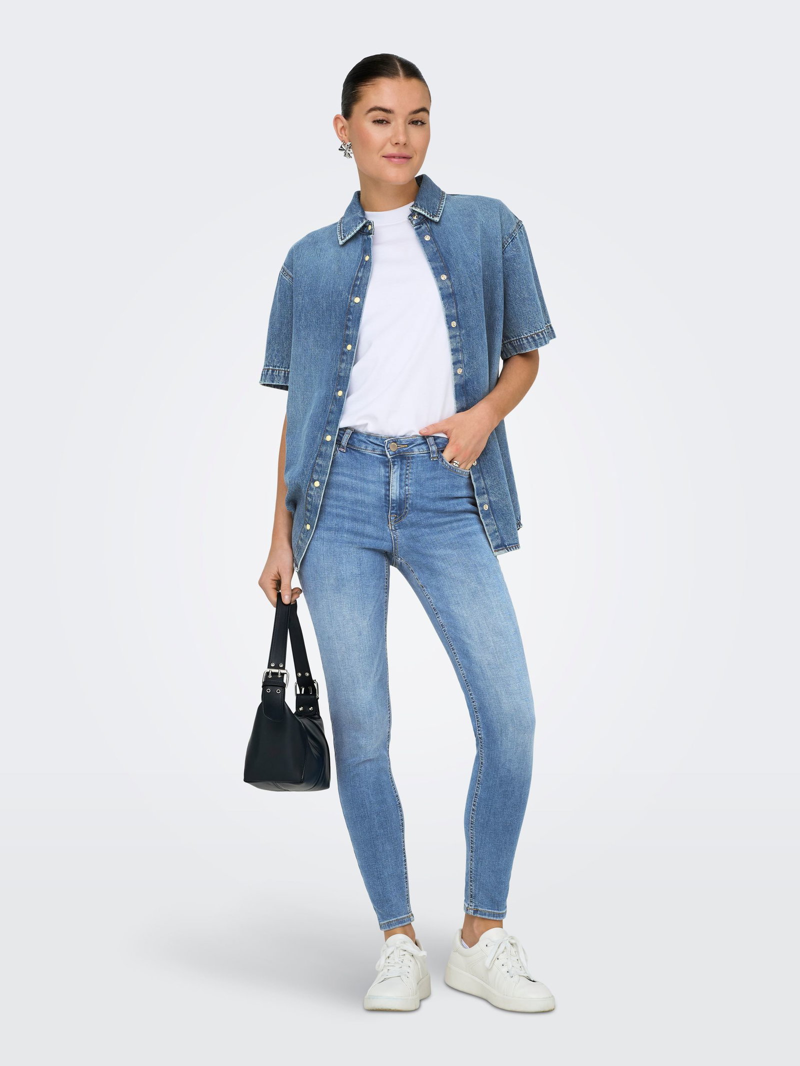 JDY |  JDY Skinny Jeans  | L/34 | medium blue denim