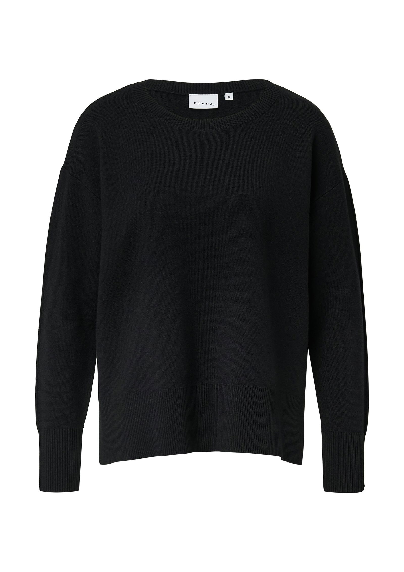 Comma | Comma Pullover | 44 | schwarz