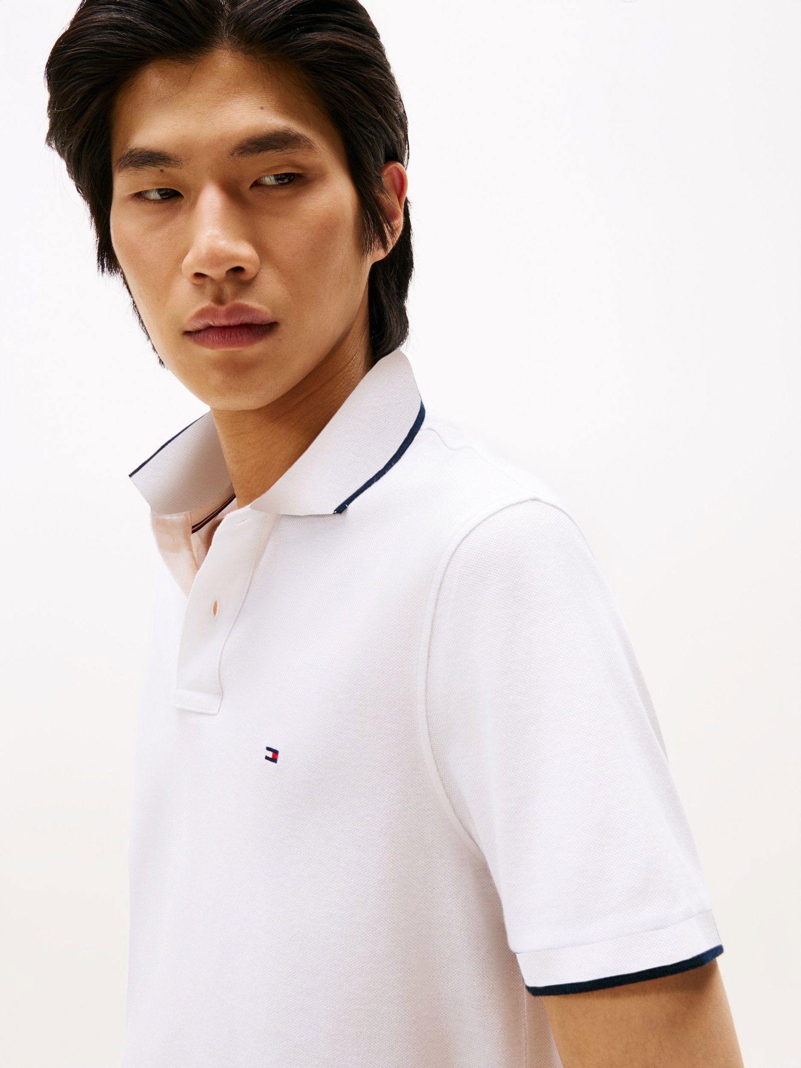 Tommy Hilfiger |  Tommy Hilfiger Poloshirt  | M | white