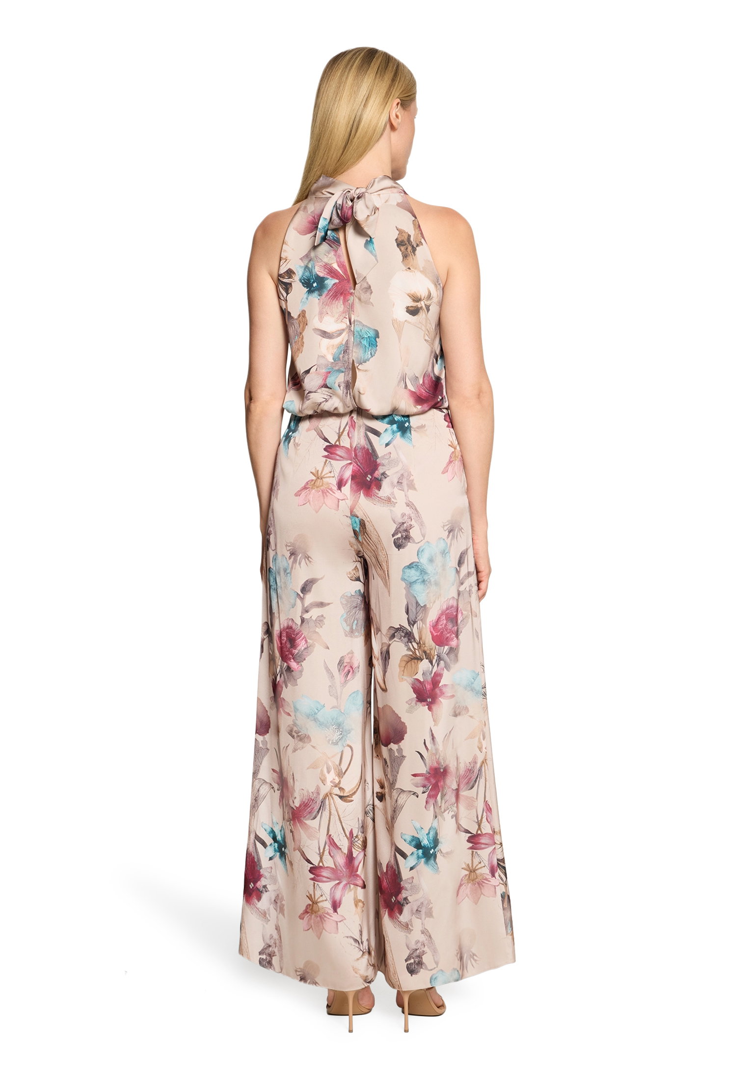 Overall, Beige/Dark Red #4