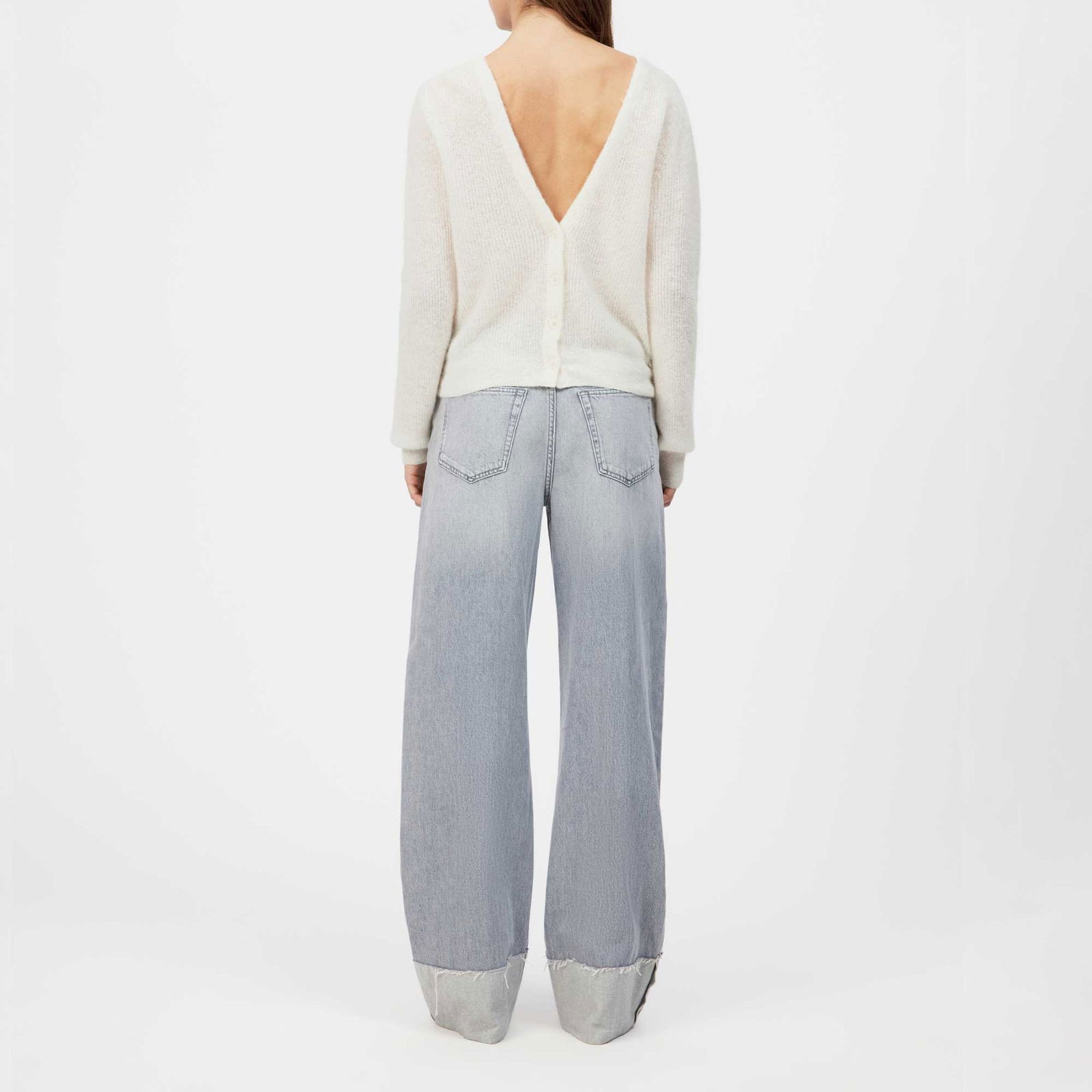 Drykorn |  Drykorn Gertija Strickjacke in luxuriösem Suri Alpaka-Mix | L | beige