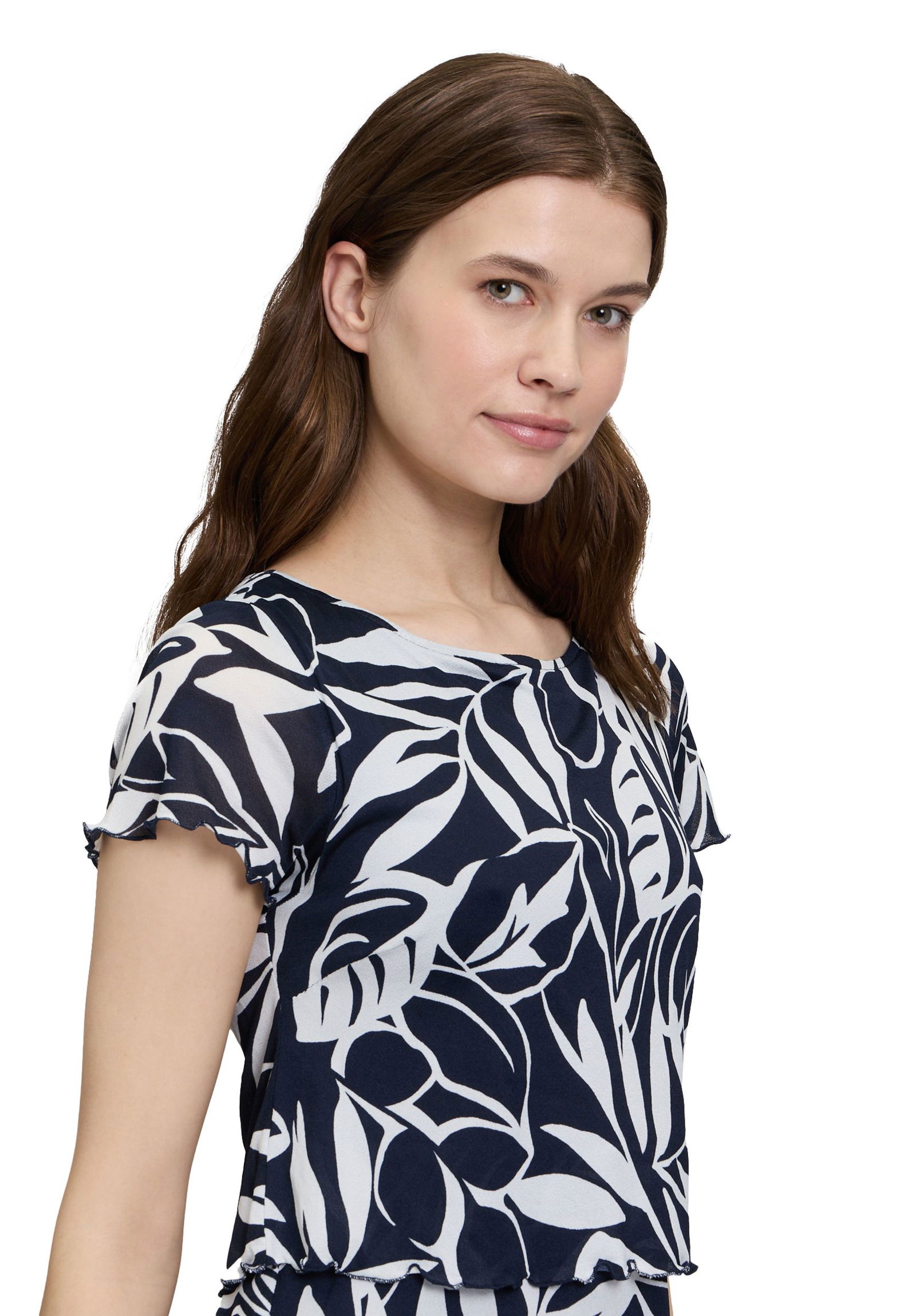 Betty Barclay |  Betty Barclay Freizeitkleid  | 48 | dunkelblau/weiß