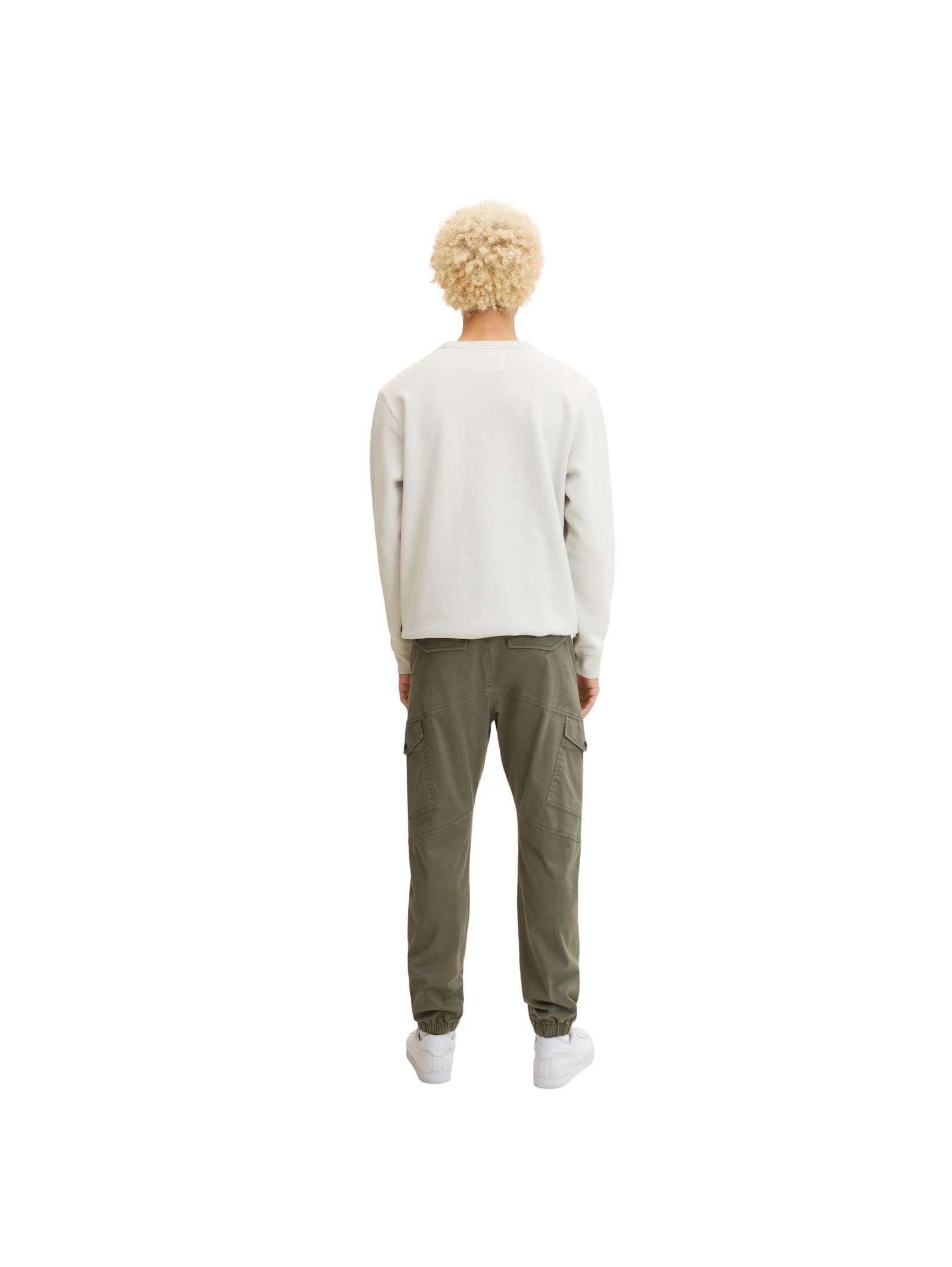 slim cargo pants, Dusty Olive Green #5