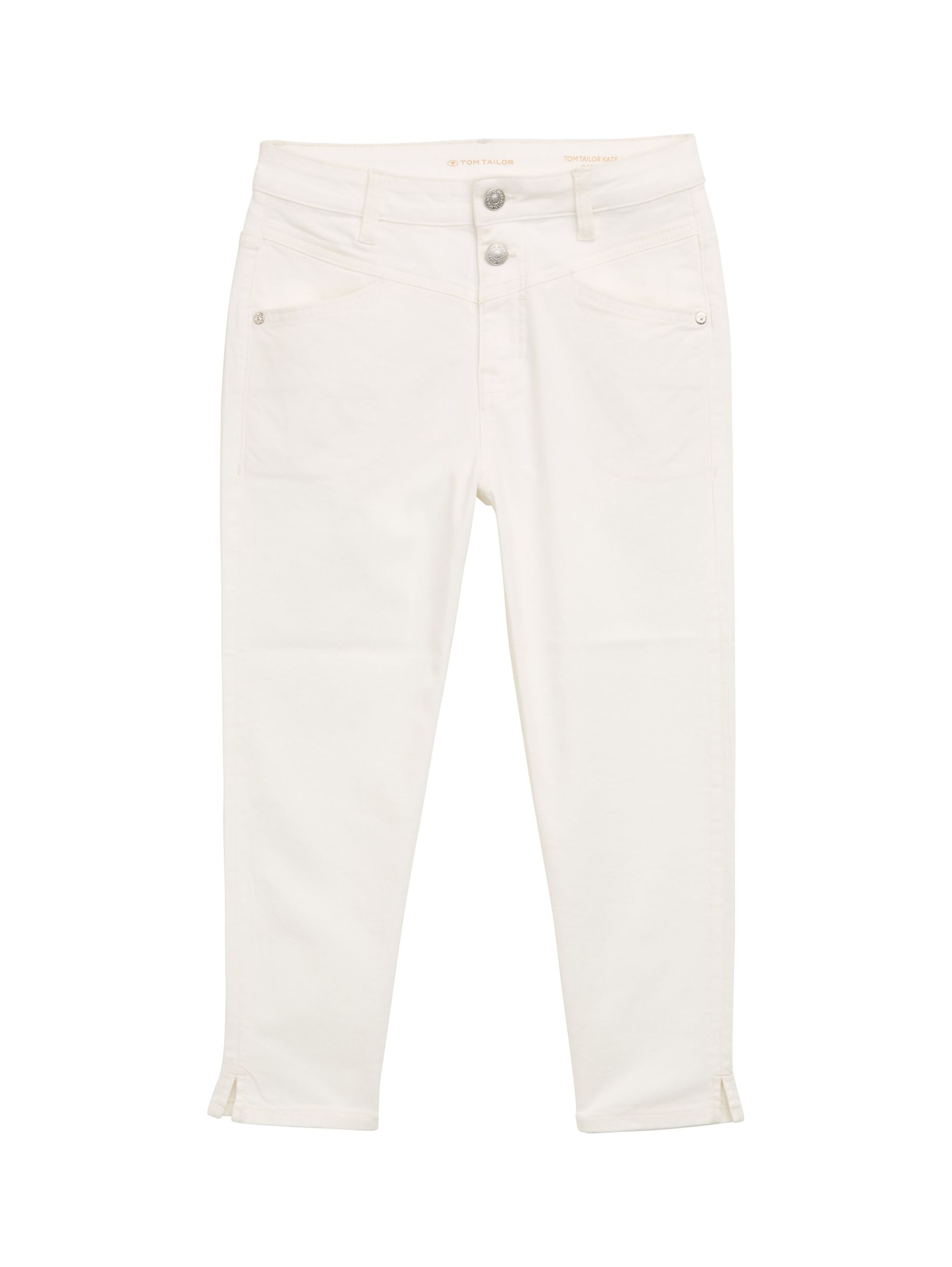  |  TTKATE Slim Capri Jeans | 32 | whisper white