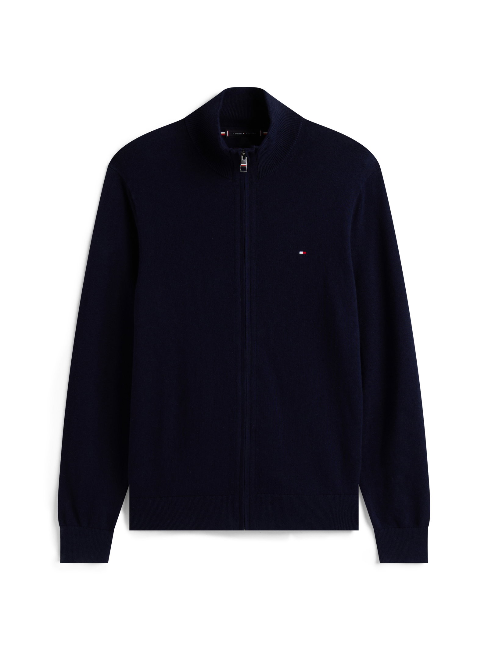 PIMA ORG CTN CASHMERE ZIP THRU, BLUE #6