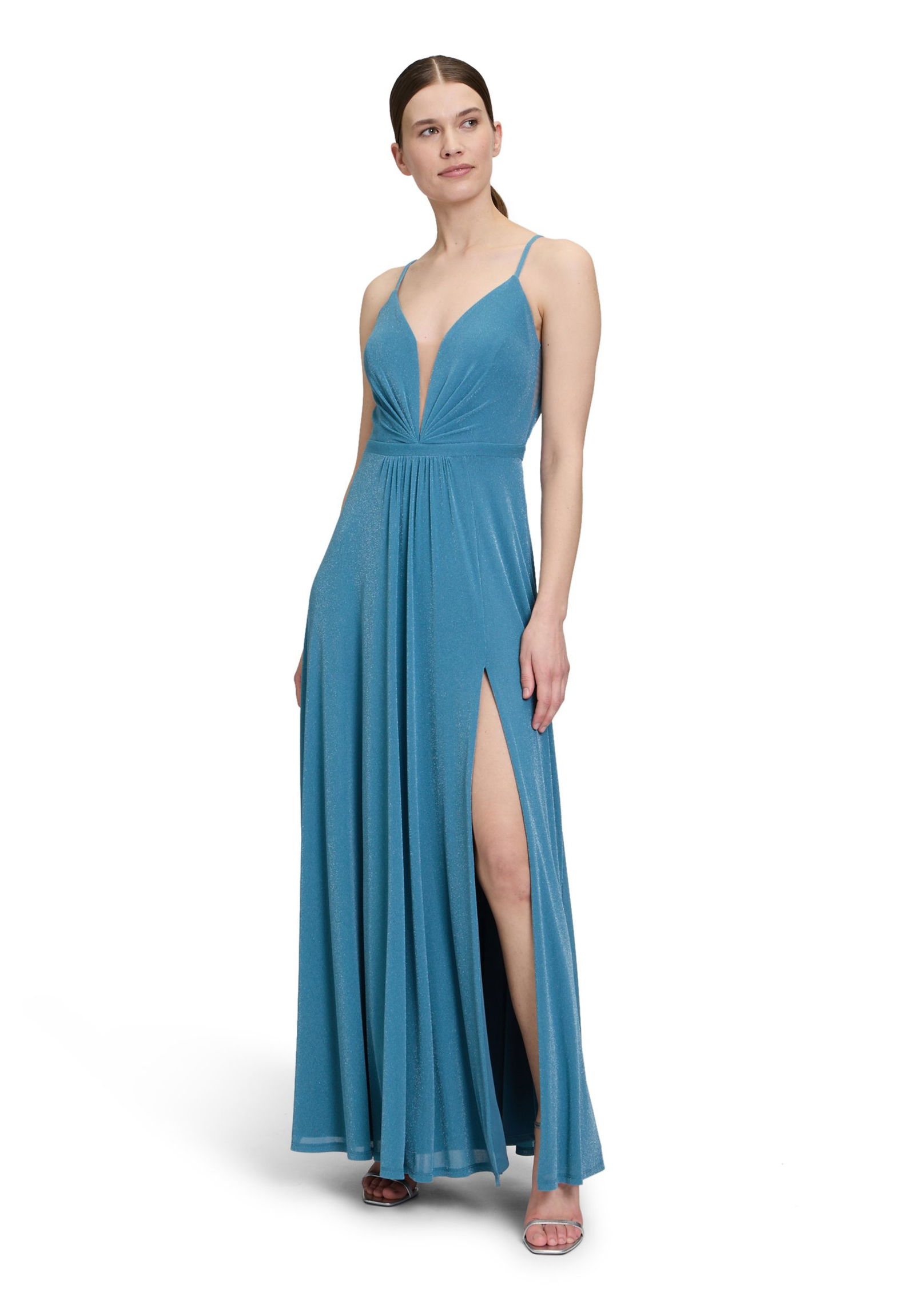 591f82dcec1d8a3b1ad5b8626dc71fa1 VM by Vera Mont |  VM by Vera Mont Langes Kleid  | 42 | emerald/silver