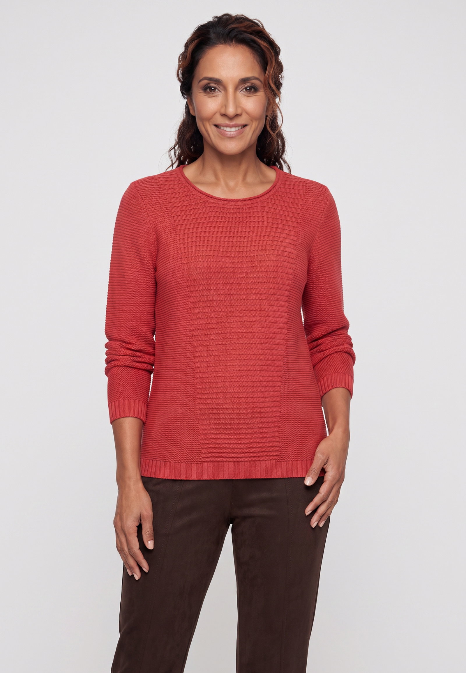 Pullover Long Sleeves, Sienna Red #4