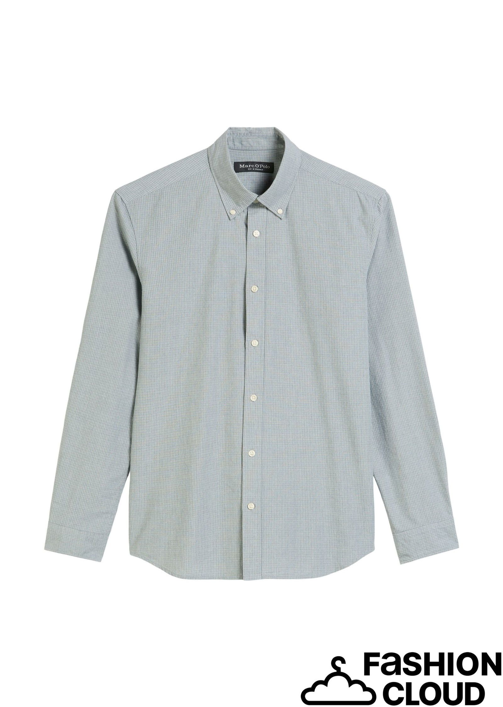  |  Button down collar, long sleeves, r, multi/ blue daze | L